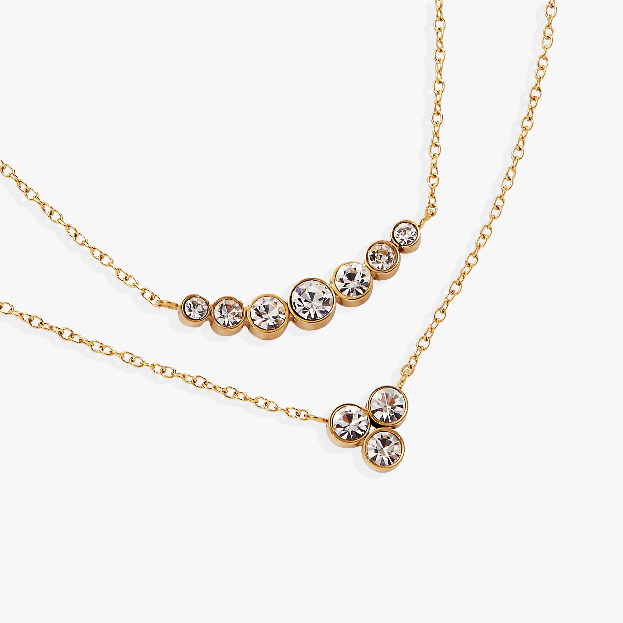 Double-Layer Crystal Necklace - Image 2