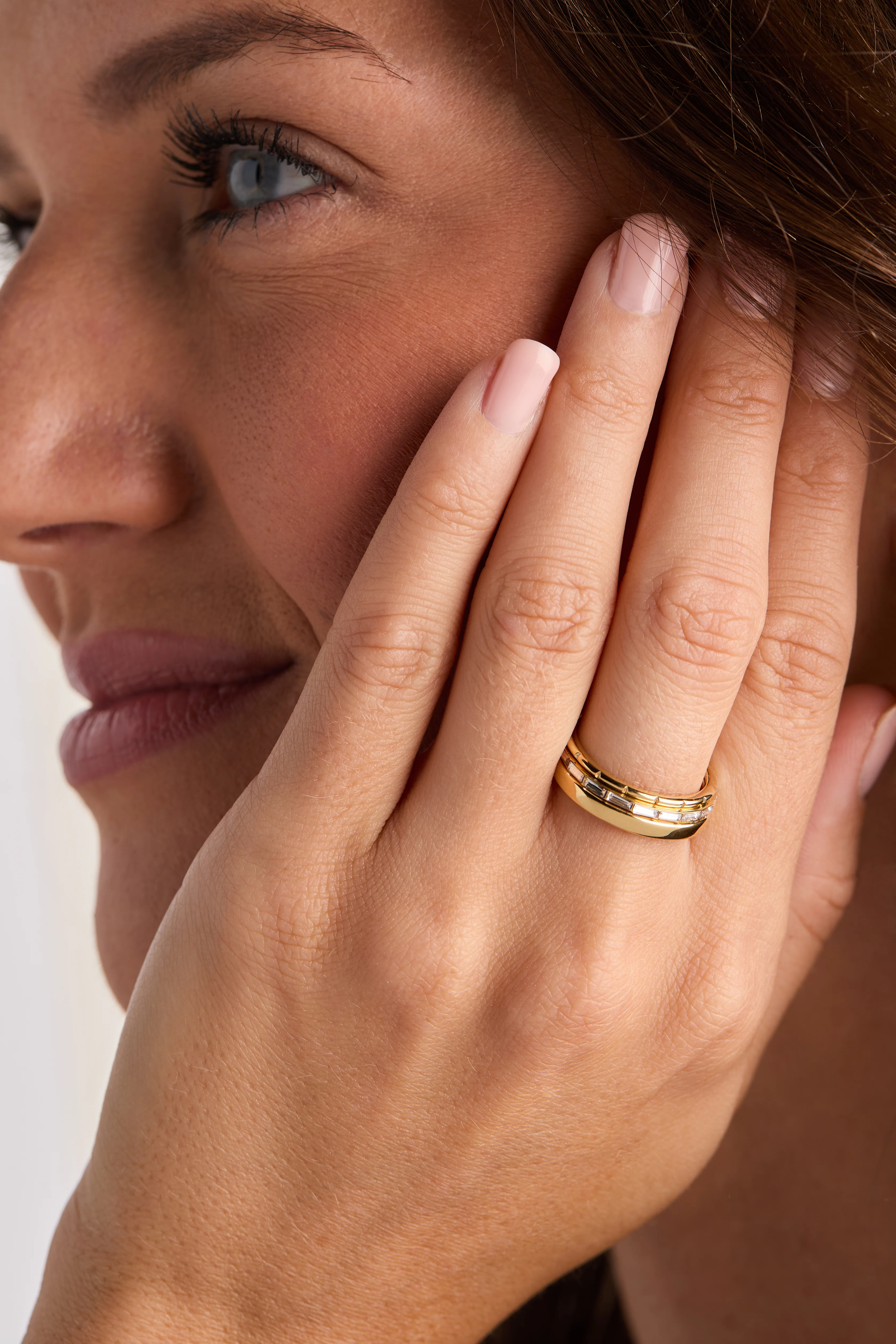 Baguette Stacking Ring Set of 3 - Image 2