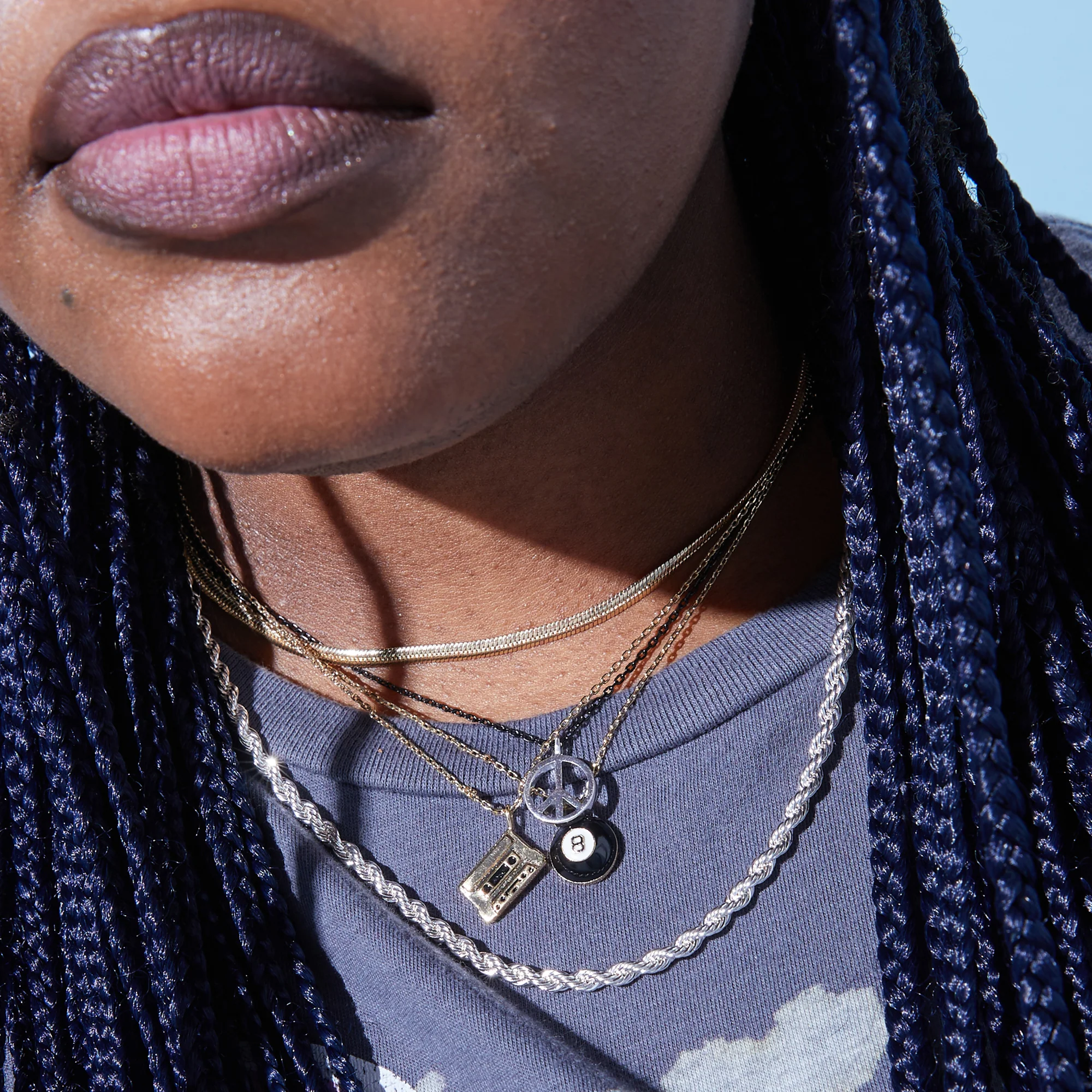 β90s Nostalgia Cassette Necklace - Image 6
