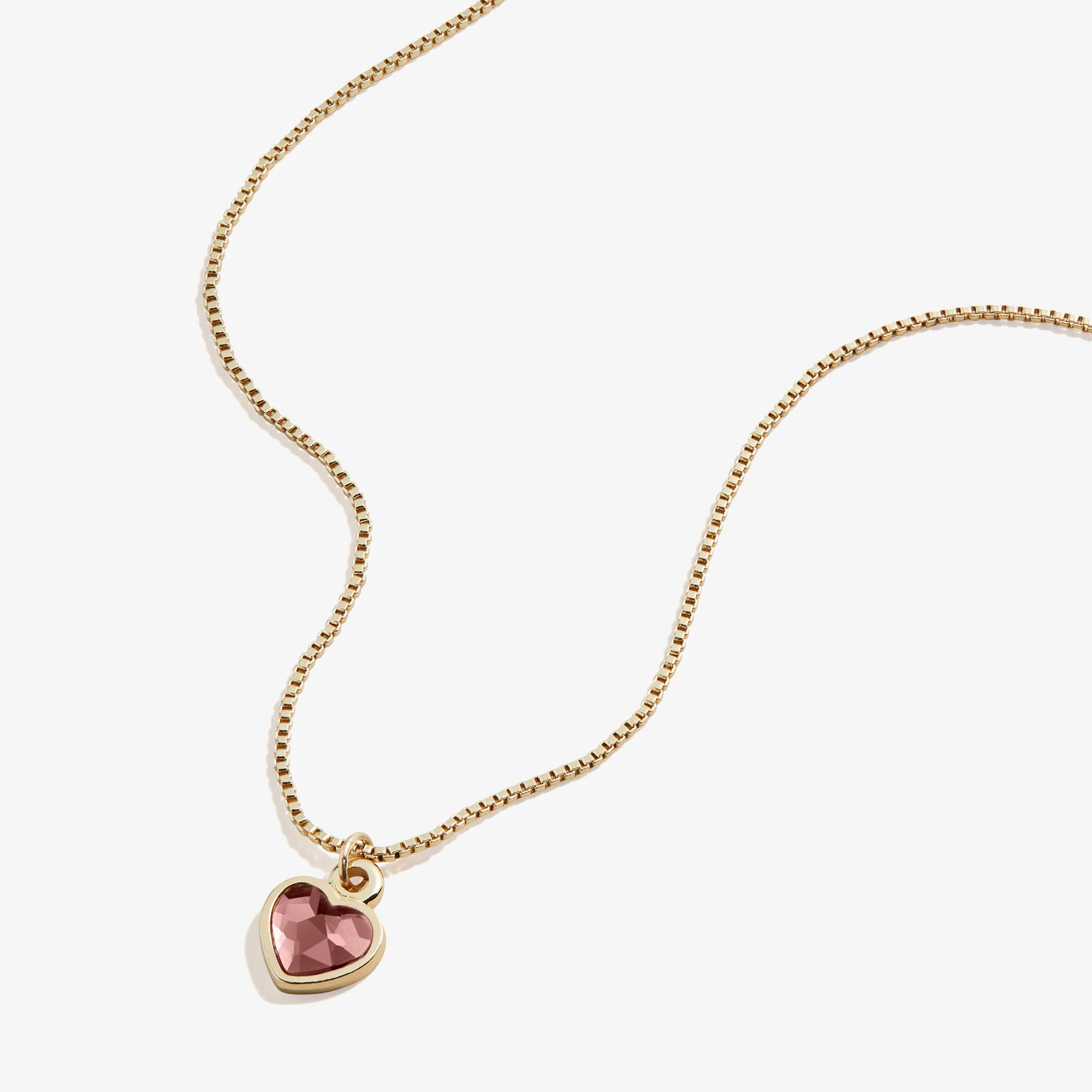 Amethyst Heart Necklace, February Birthstone - Image 3