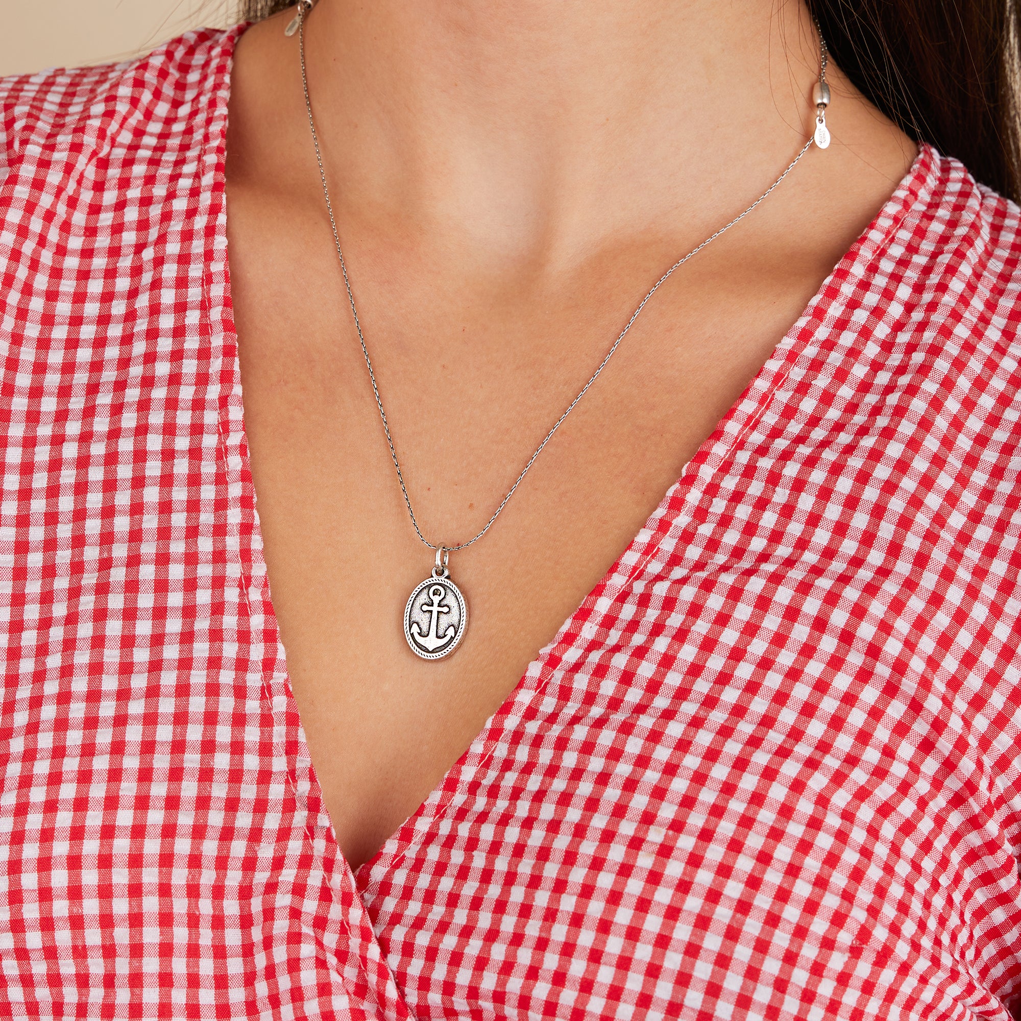 Anchor Charm Necklace - Image 3