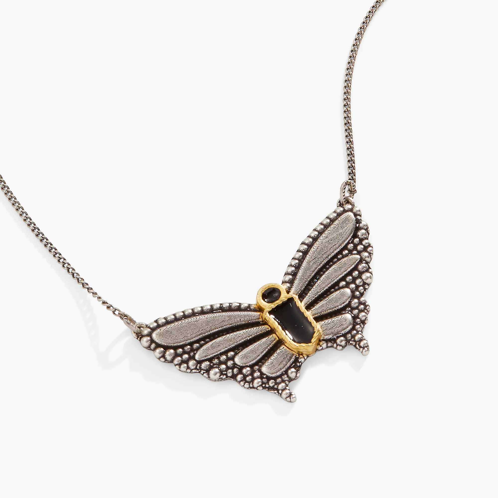 Antique Butterfly Necklace - Image 3