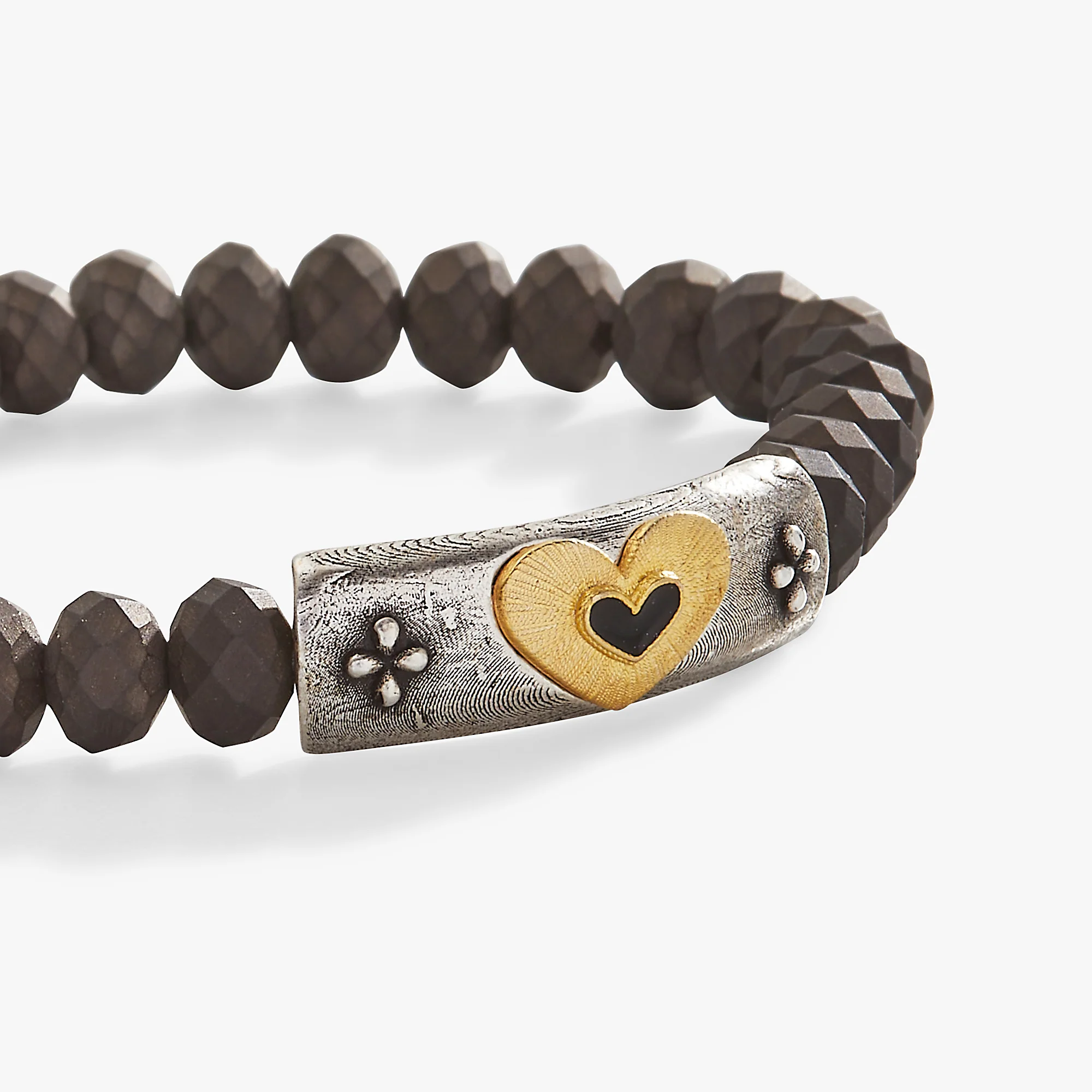Antique Heart Stretch Bracelet - Image 3