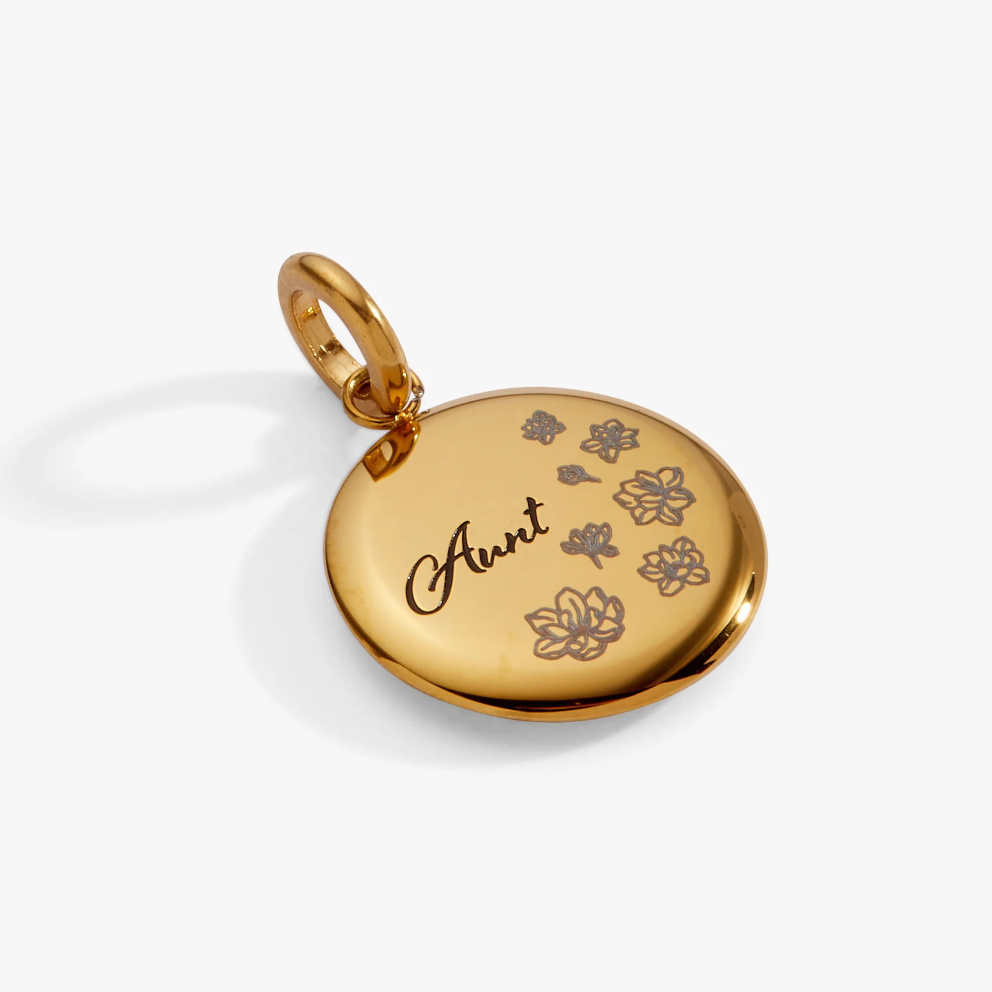 Aunt Flower Disc Charm - Image 3
