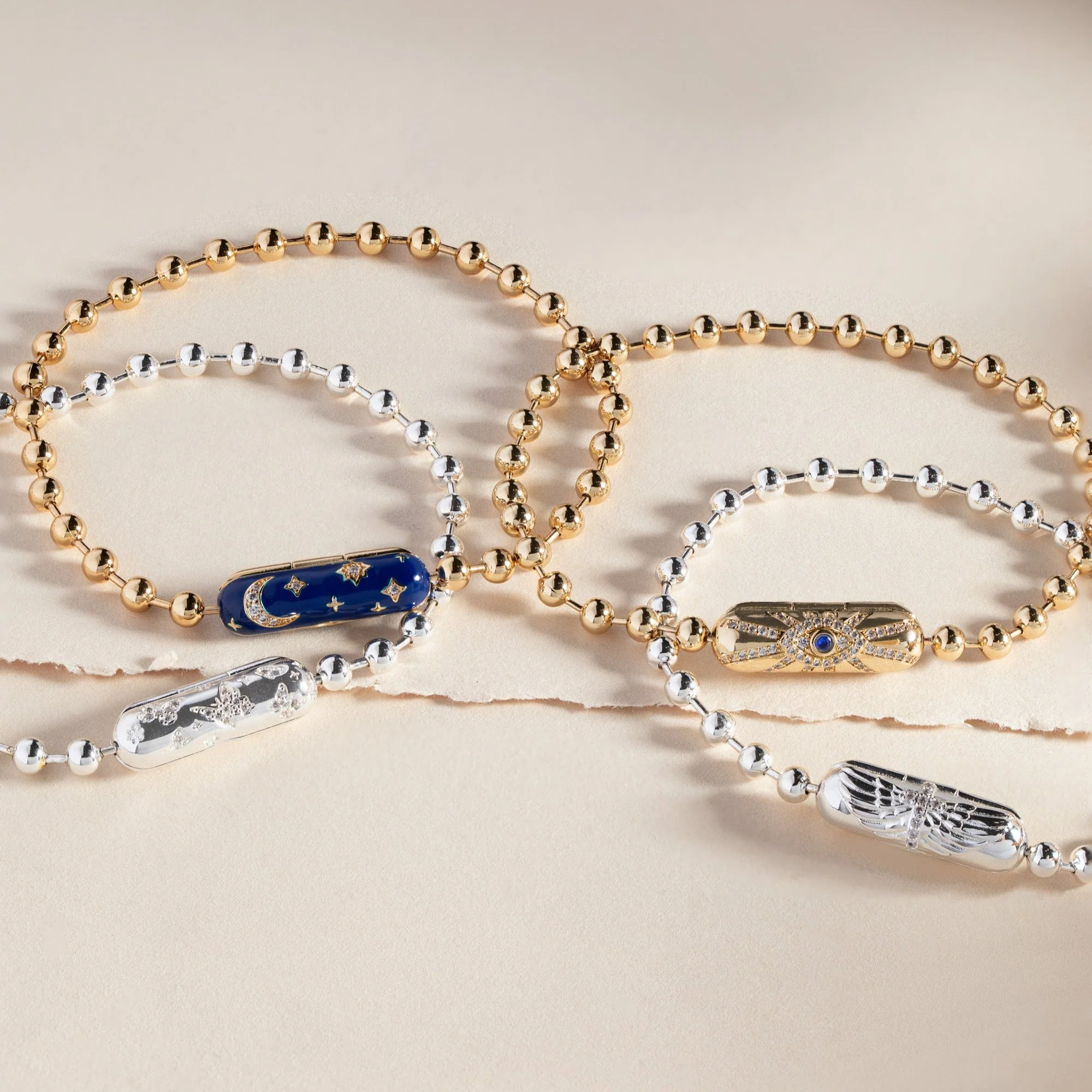 Butterfly Barrel Closure Bracelet - Image 4