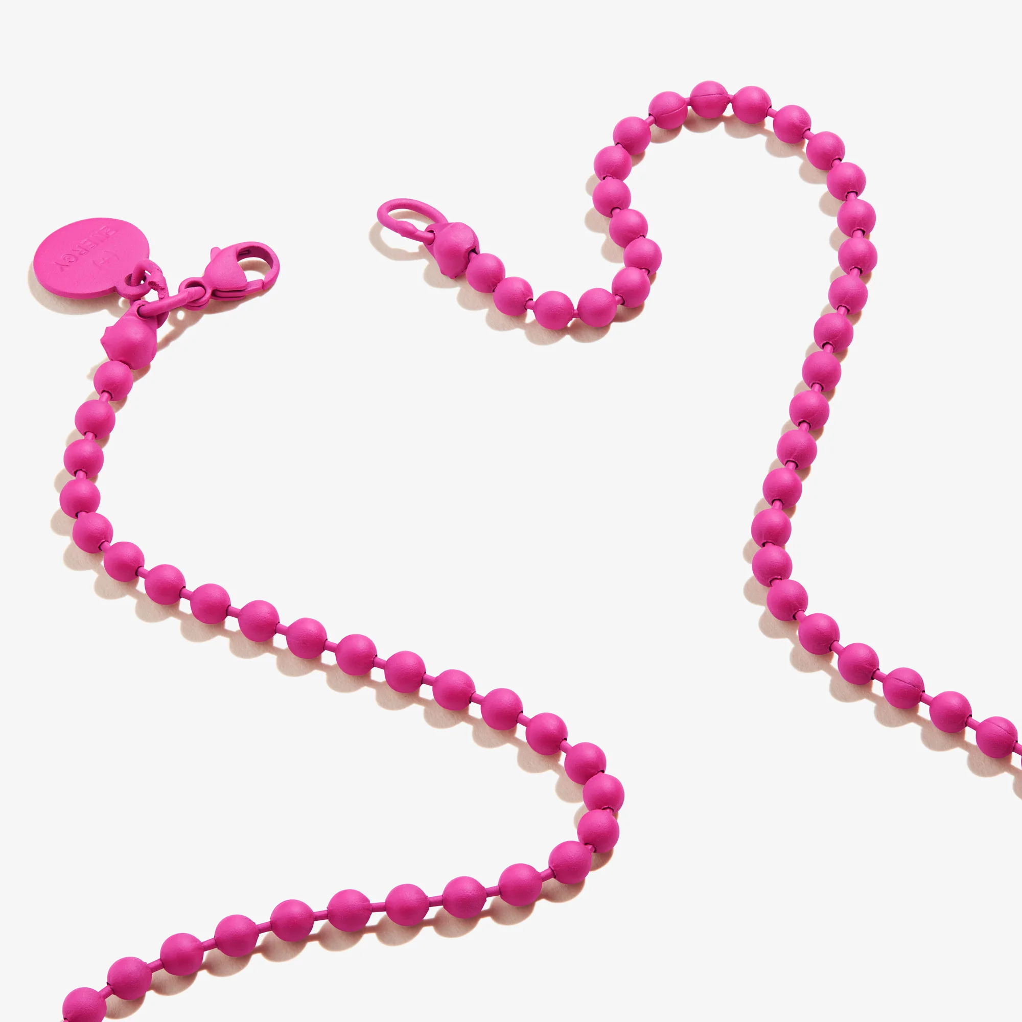 Pink Ball Chain Necklace - Image 3