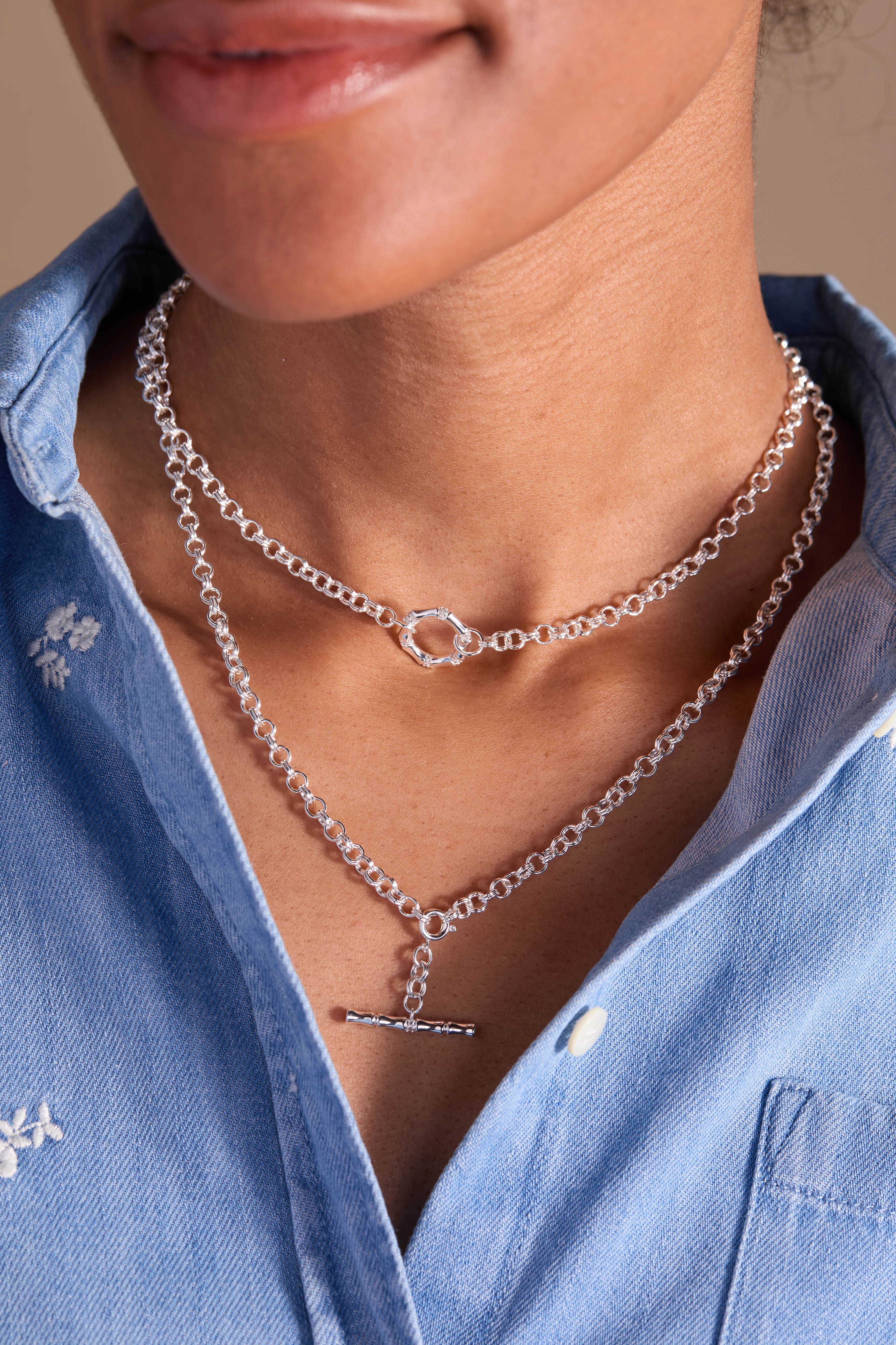 Bamboo Convertible Necklace or Bracelet - Image 2