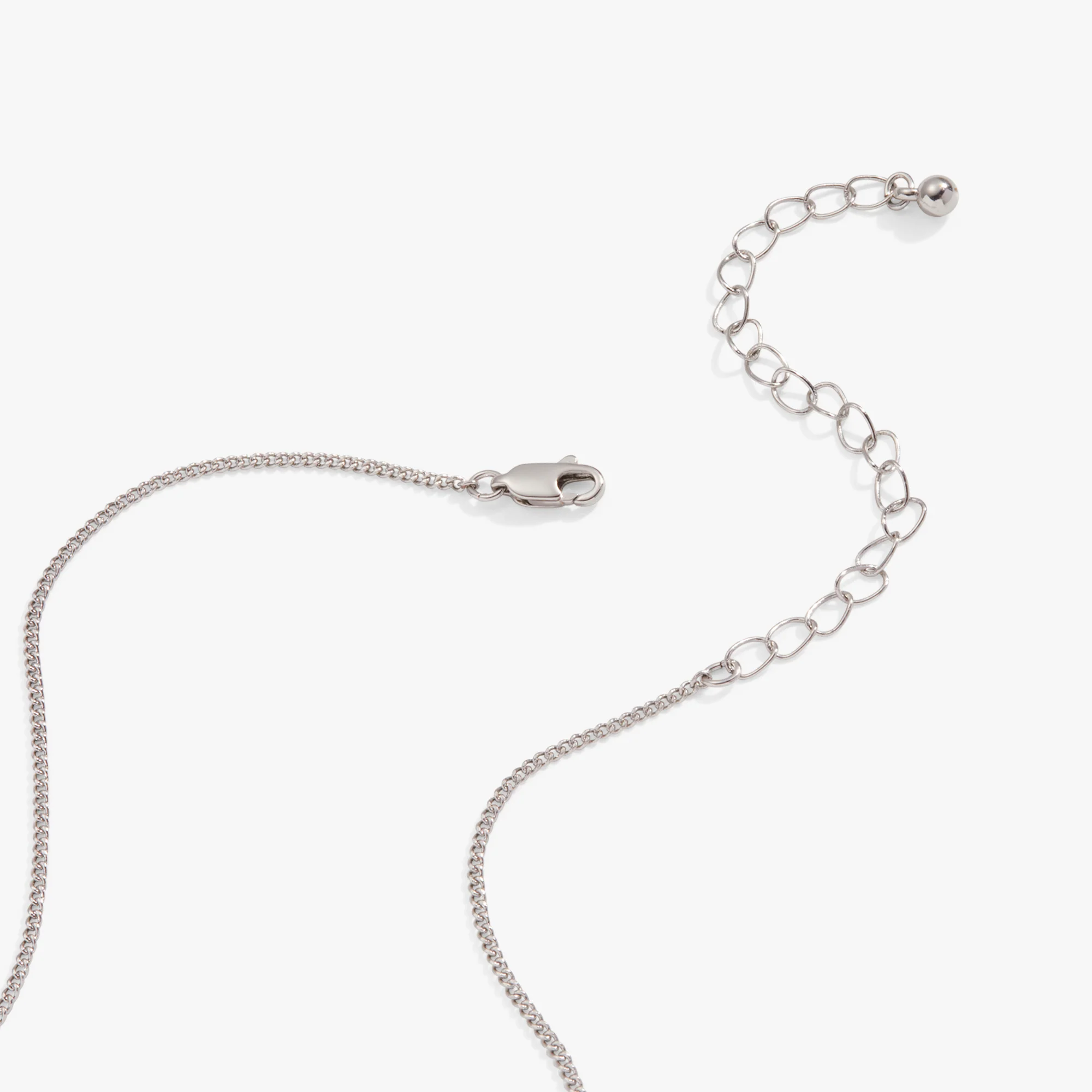 Bar Necklace with Crystal Accent - Image 4