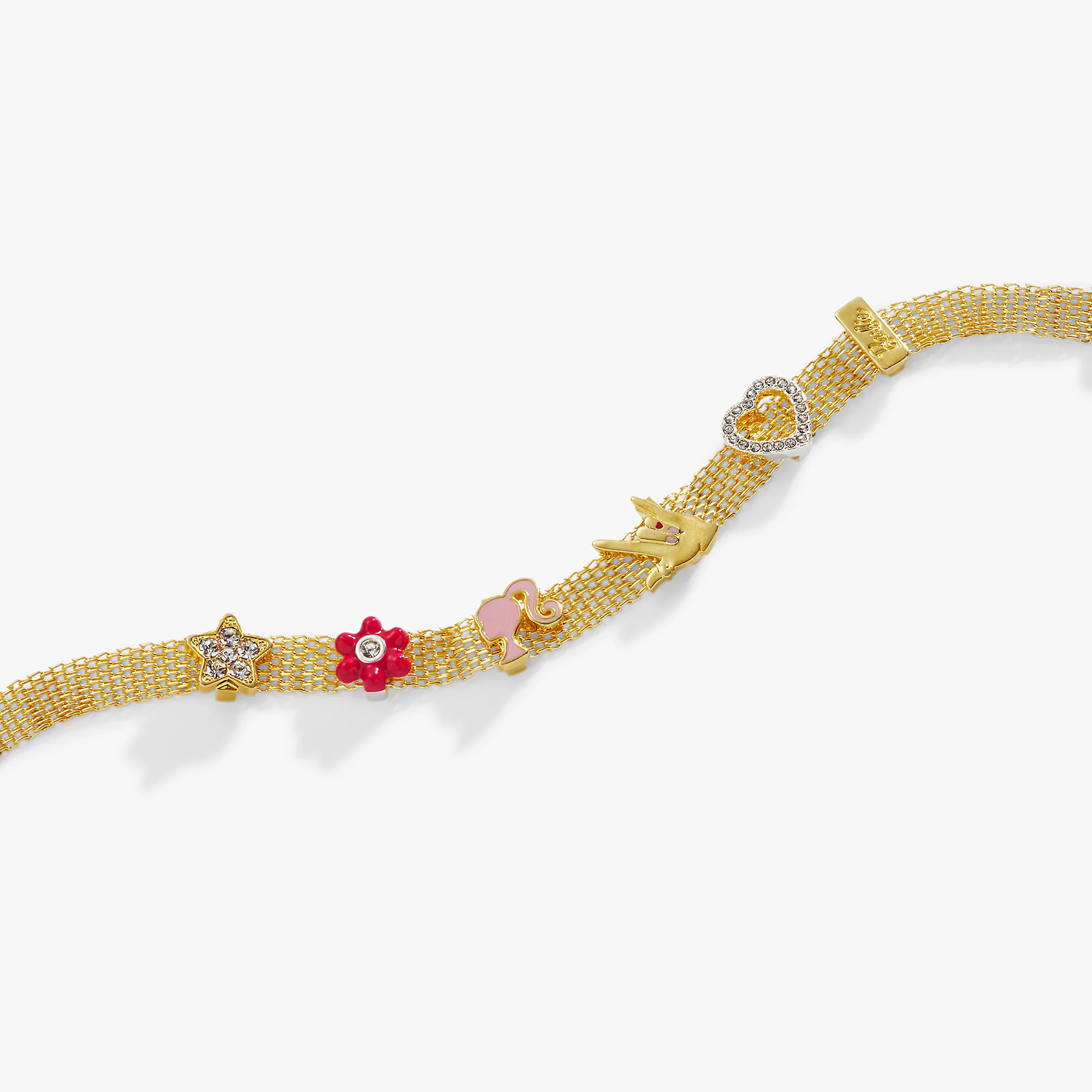 Barbie™ Multicharm Mesh Chain Bracelet - Image 4