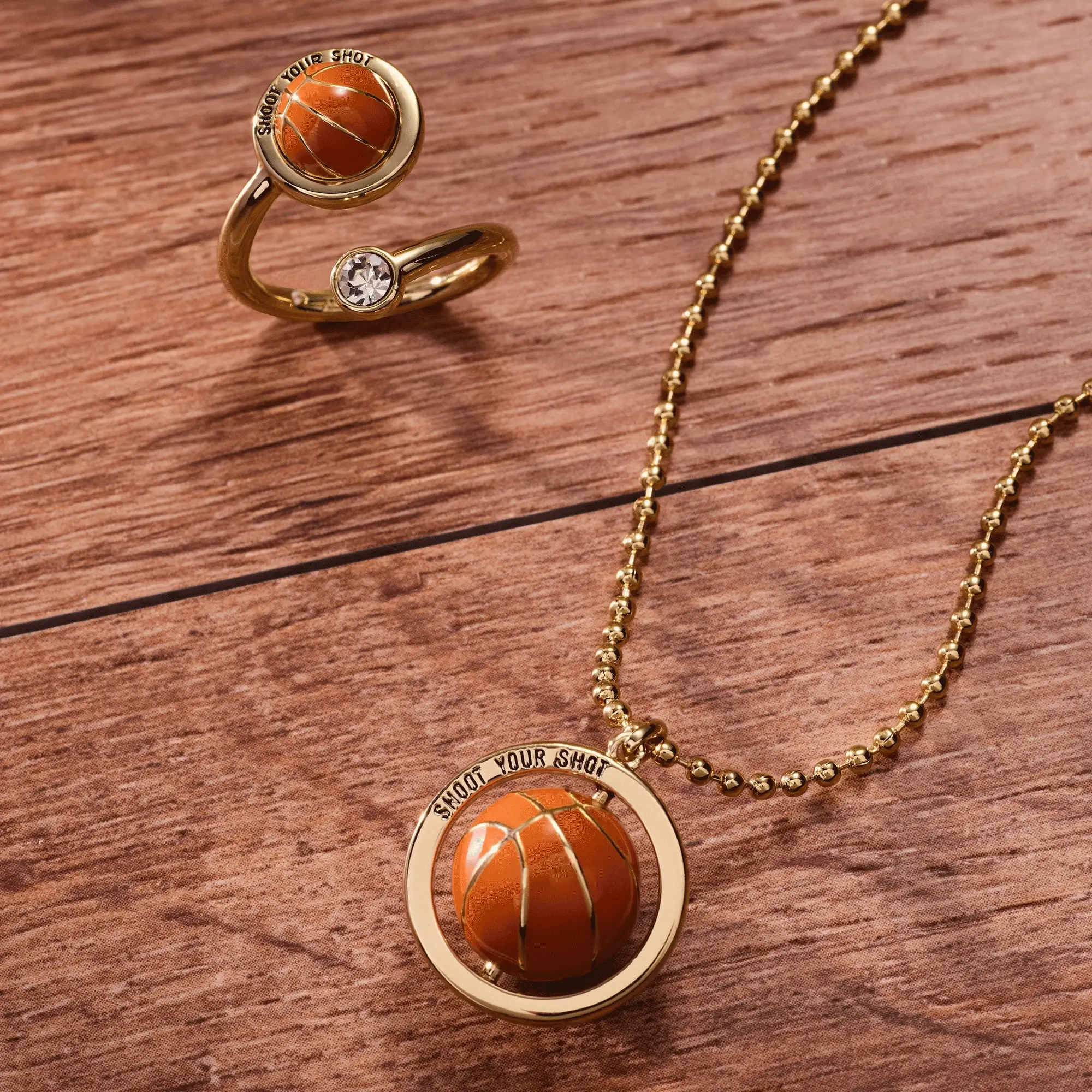 Basketball Open Fidget Ring - Image 4
