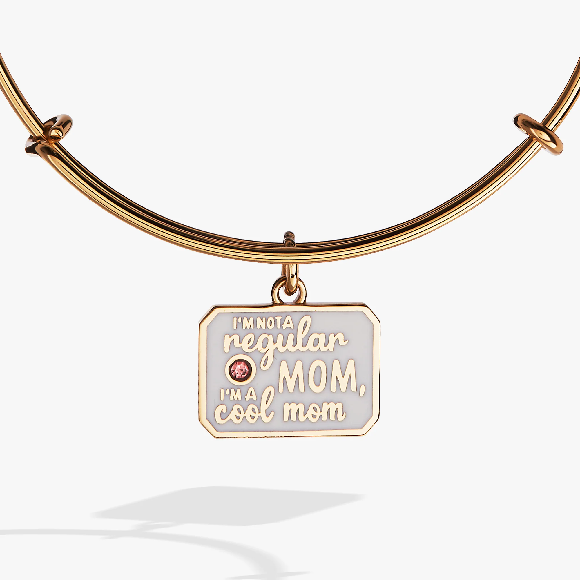 'I’m Not a Regular Mom, I’m a Cool Mom' Charm Bangle - Image 3