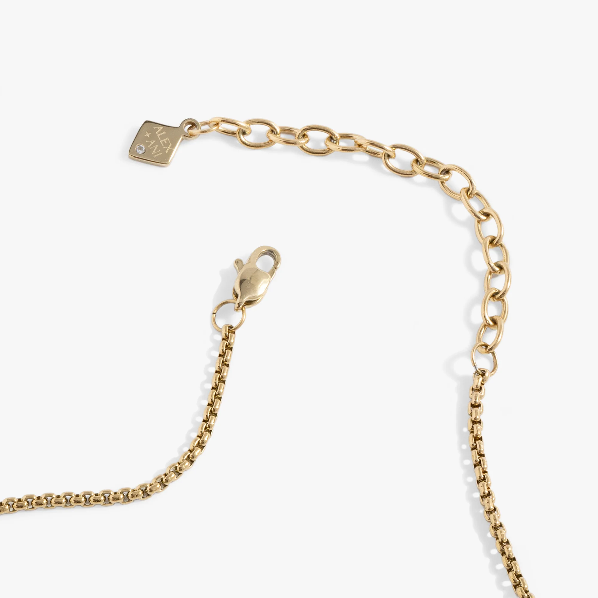 July Birthstone and Flower Flip Charm Necklace - Image 5