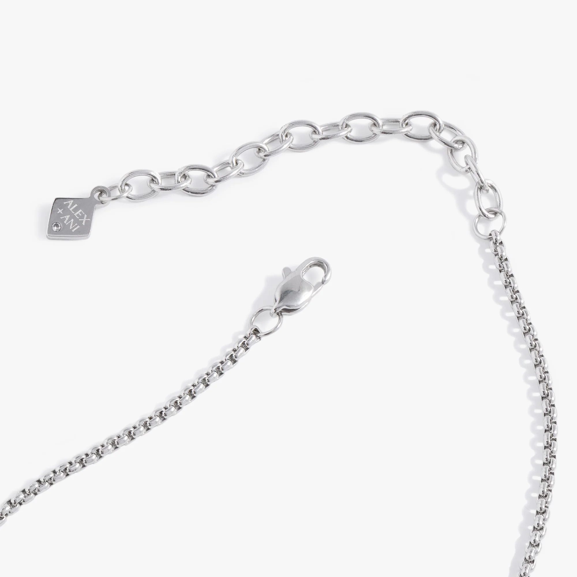 March Birthstone and Flower Flip Charm Necklace - Image 15