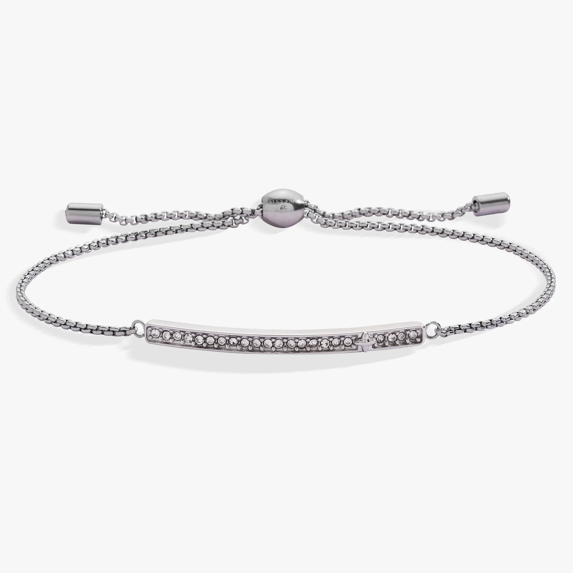 April Everyday Birthstone Pave Bolo Bracelet - Image 6