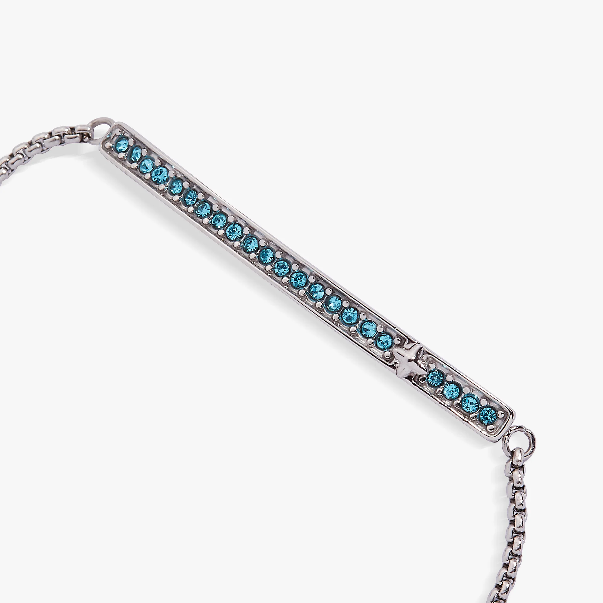 March Everyday Birthstone Pave Bolo Bracelet - Image 5