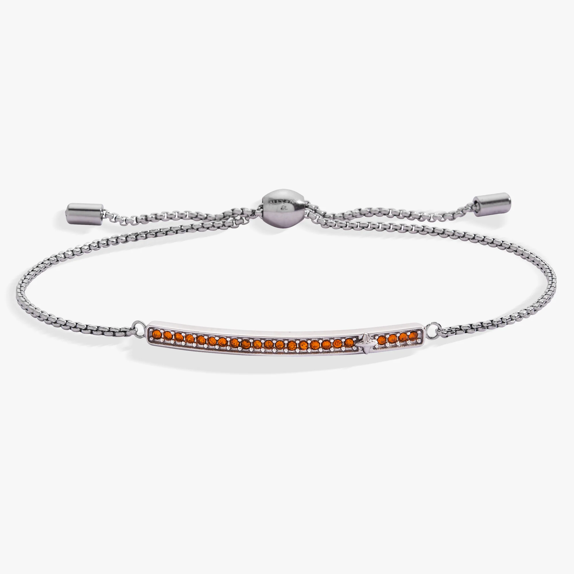 November Everyday Birthstone Pave Bolo Bracelet - Image 6