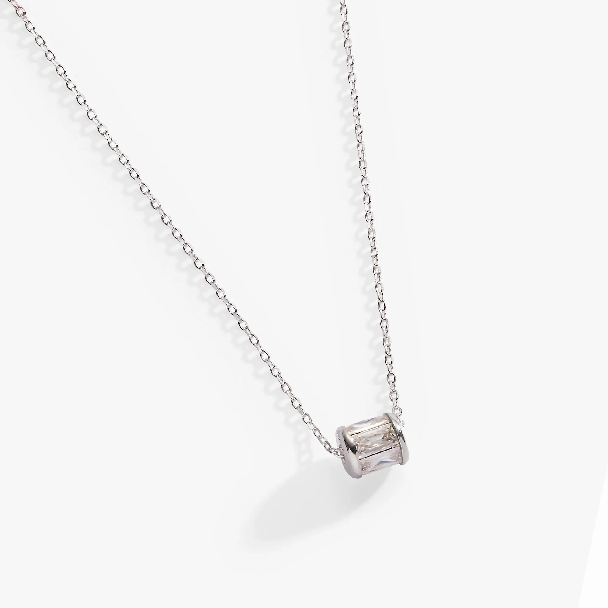 April Birthstone Precious Pendant Necklace - Image 4