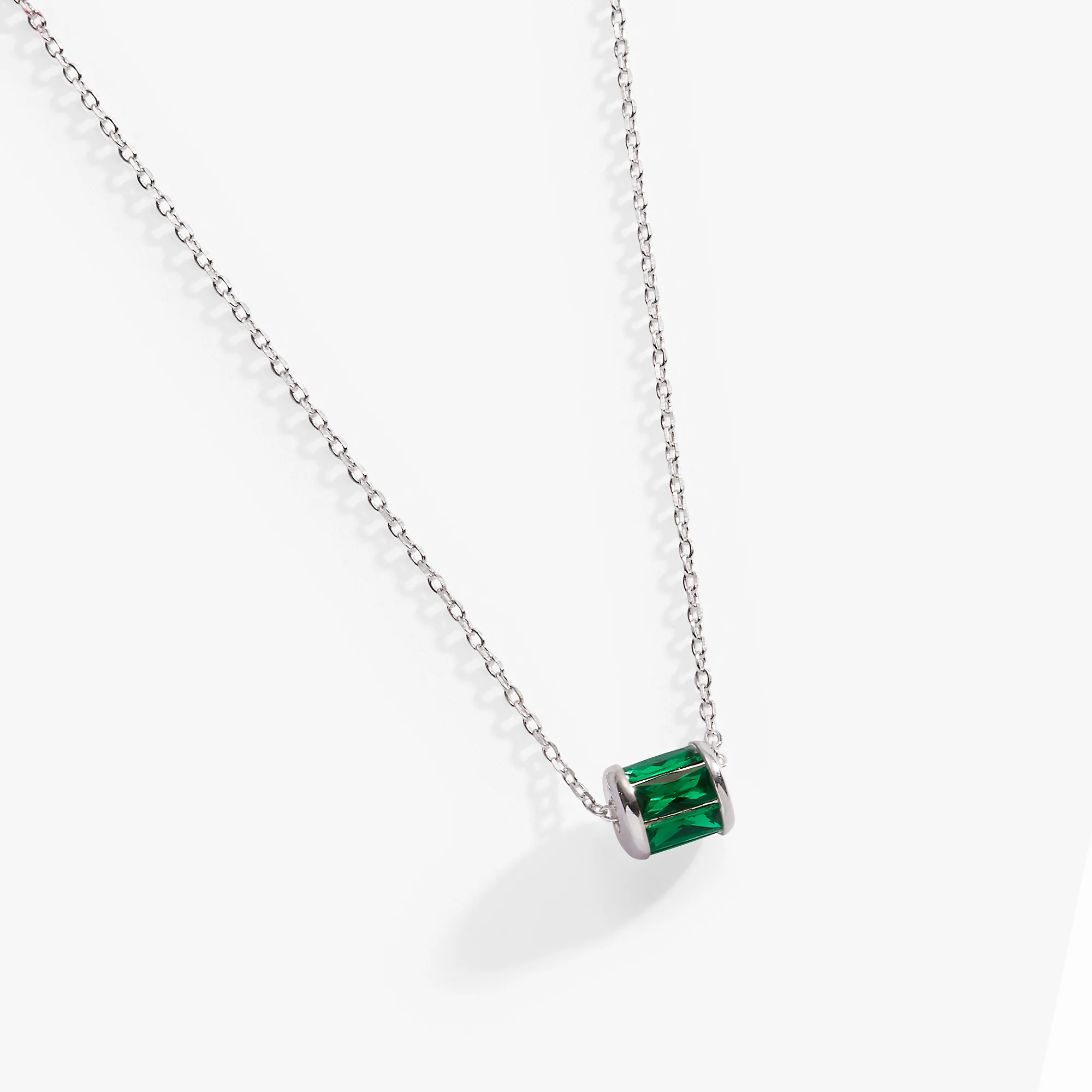 May Birthstone Precious Pendant Necklace - Image 3
