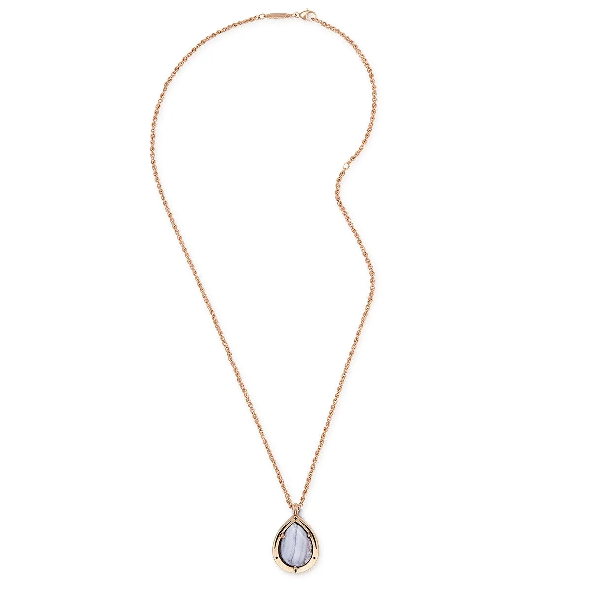 Blue Lace Agate Necklace - Image 2