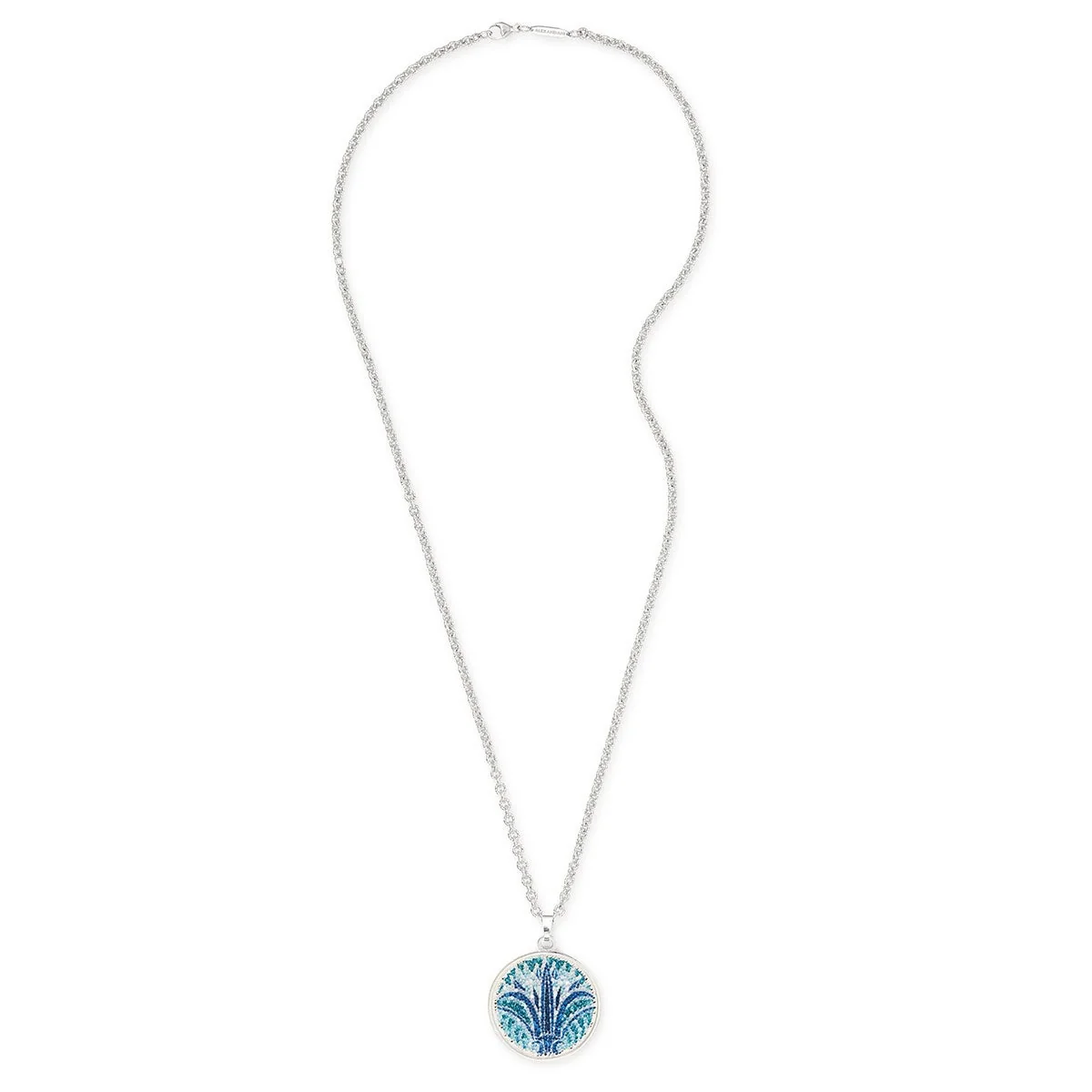 Blue Lotus Statement Necklace - Image 2