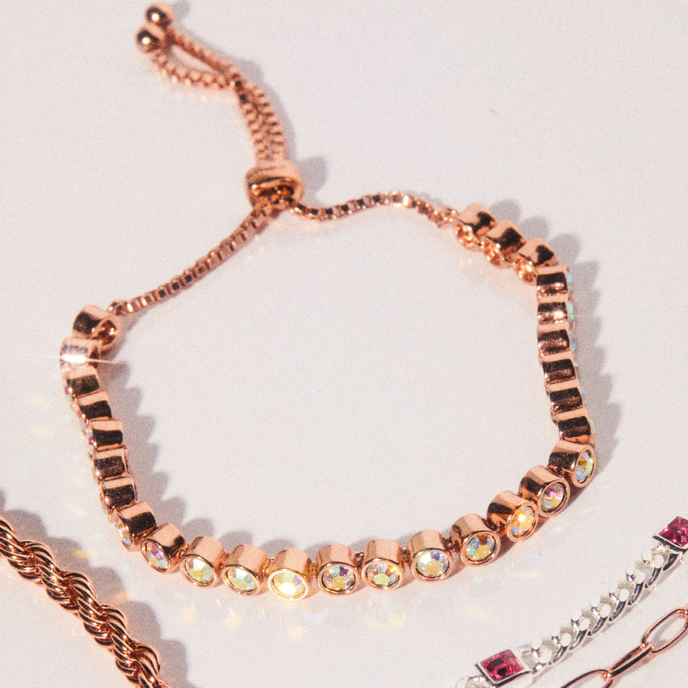 Bolo Tennis Bracelet, Crystal - Image 4