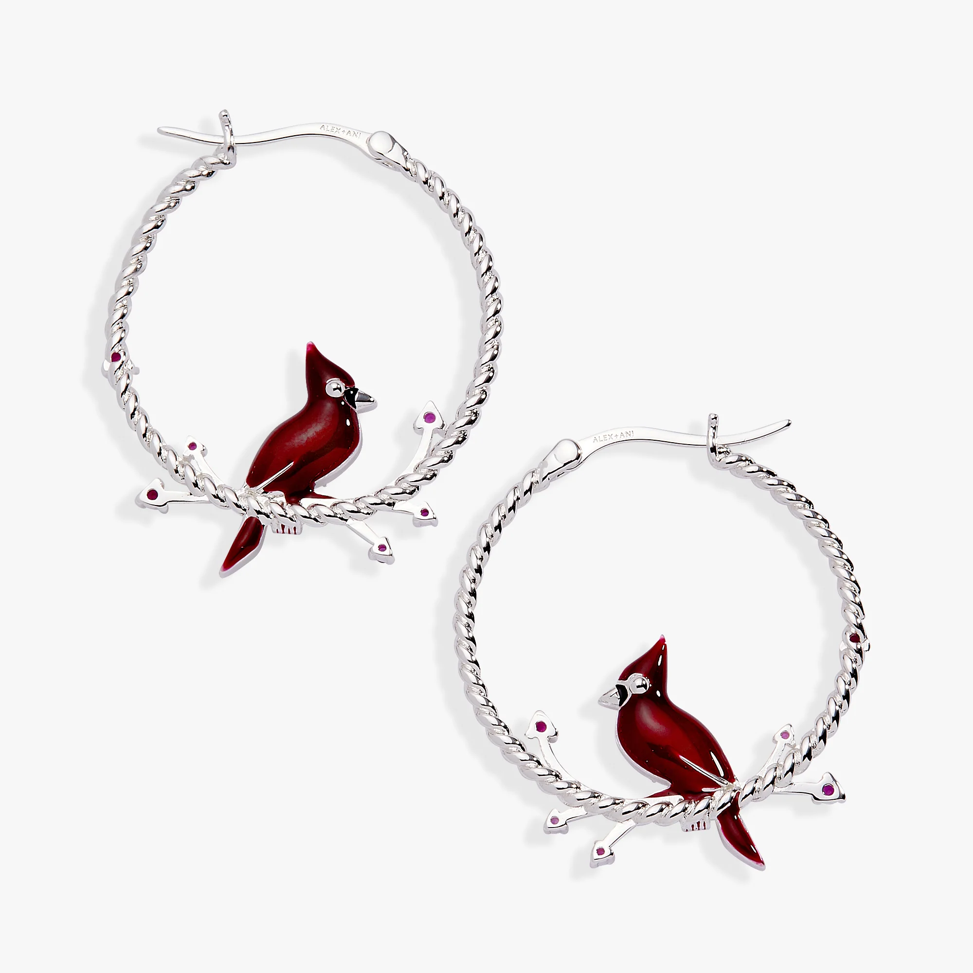 Cardinal Reversible Hoop Earrings - Image 5