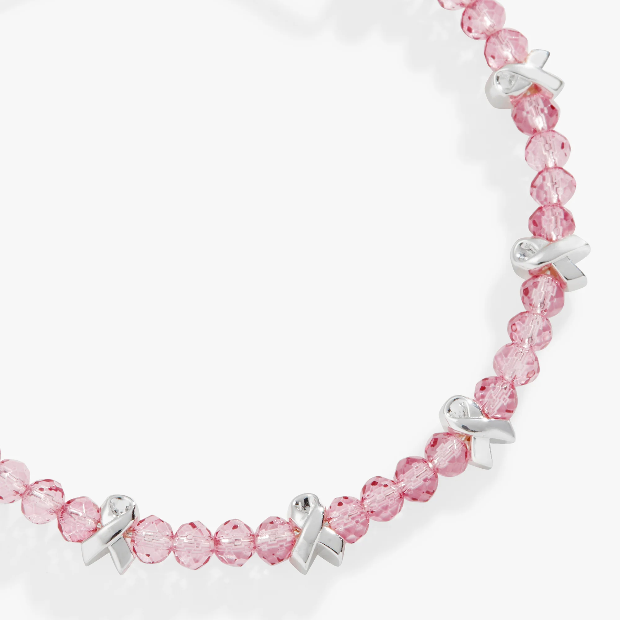 Breast Cancer Awareness Pink Ribbon Bangle - Image 4