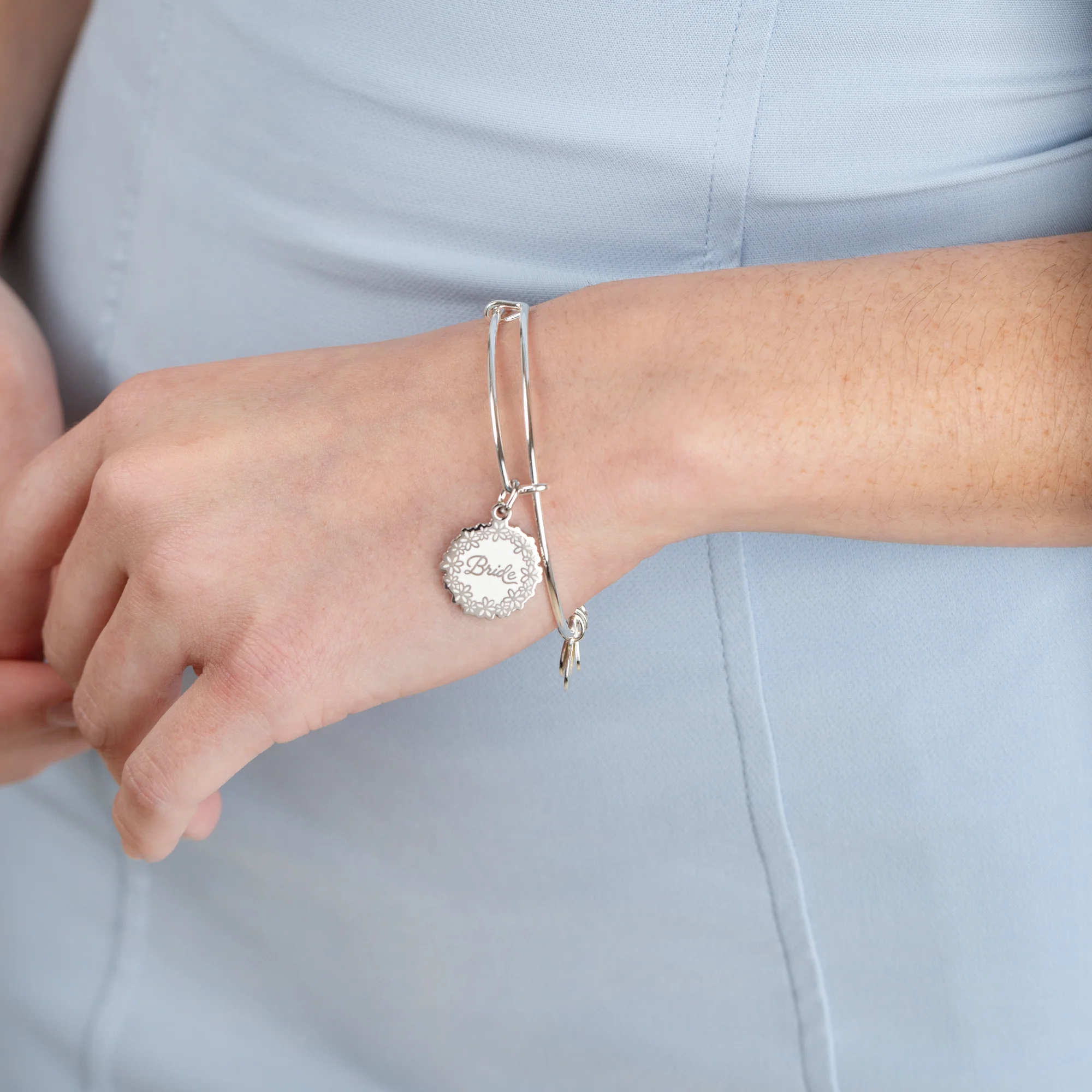 Bride Charm Bangle - Image 2