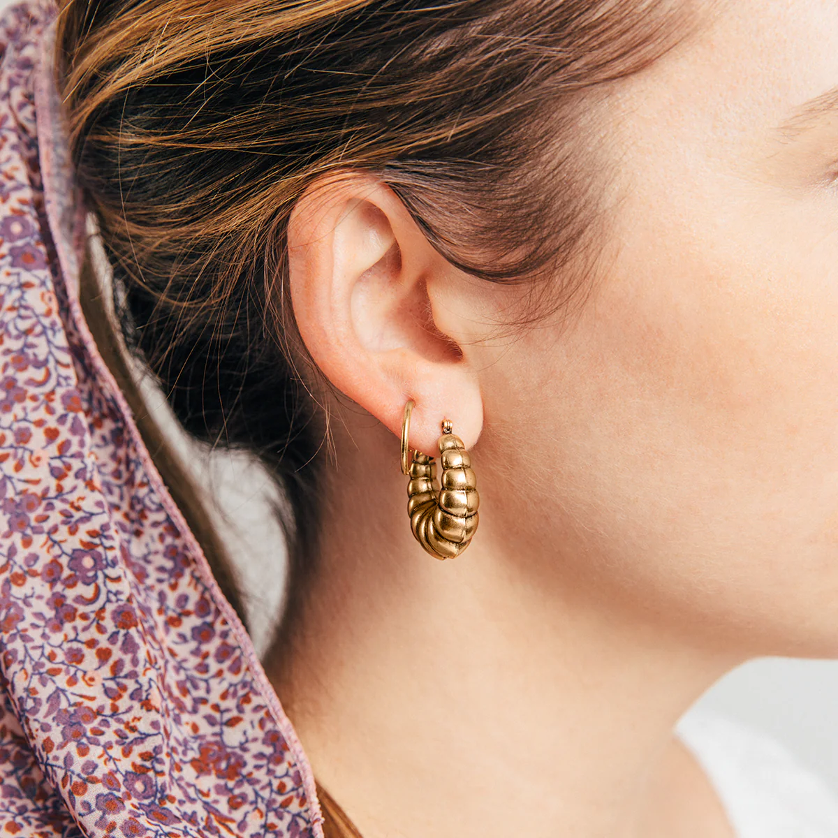 Bubble Hoop Earrings - Image 4