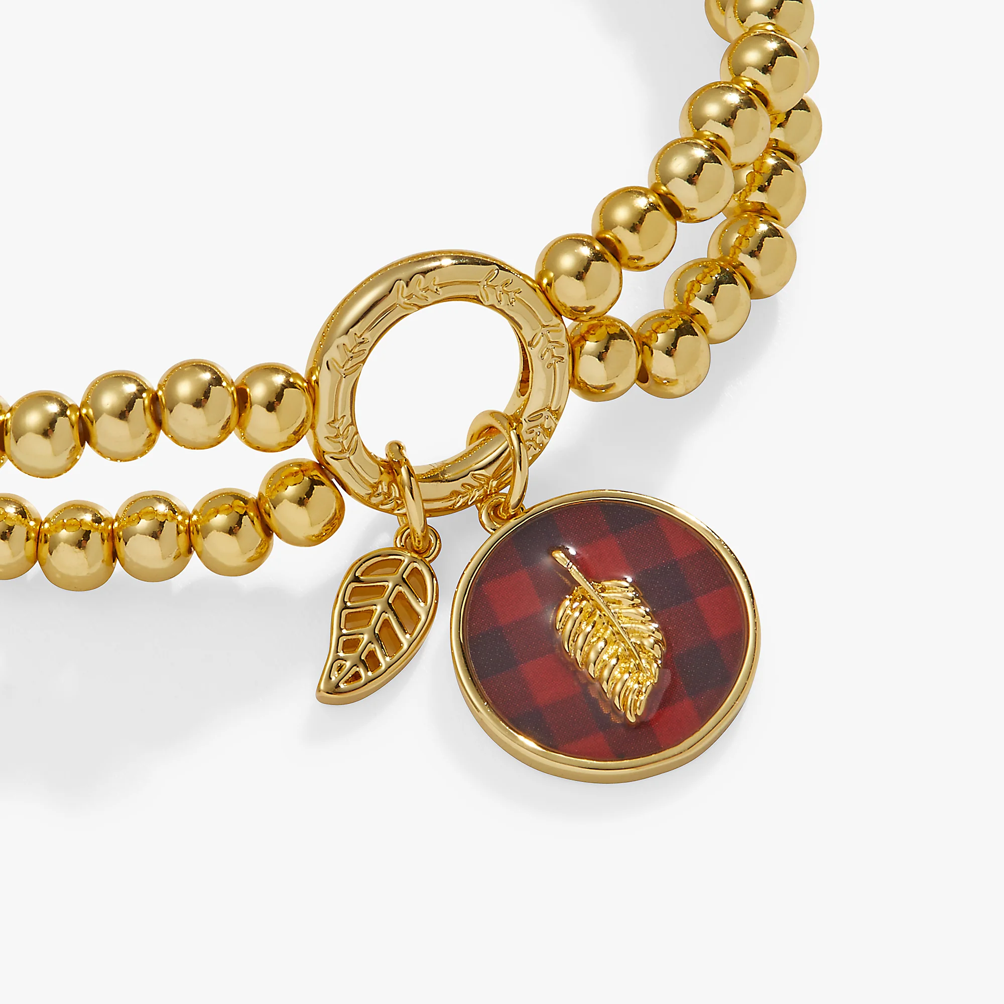 Buffalo Plaid Stretch Bracelet - Image 3