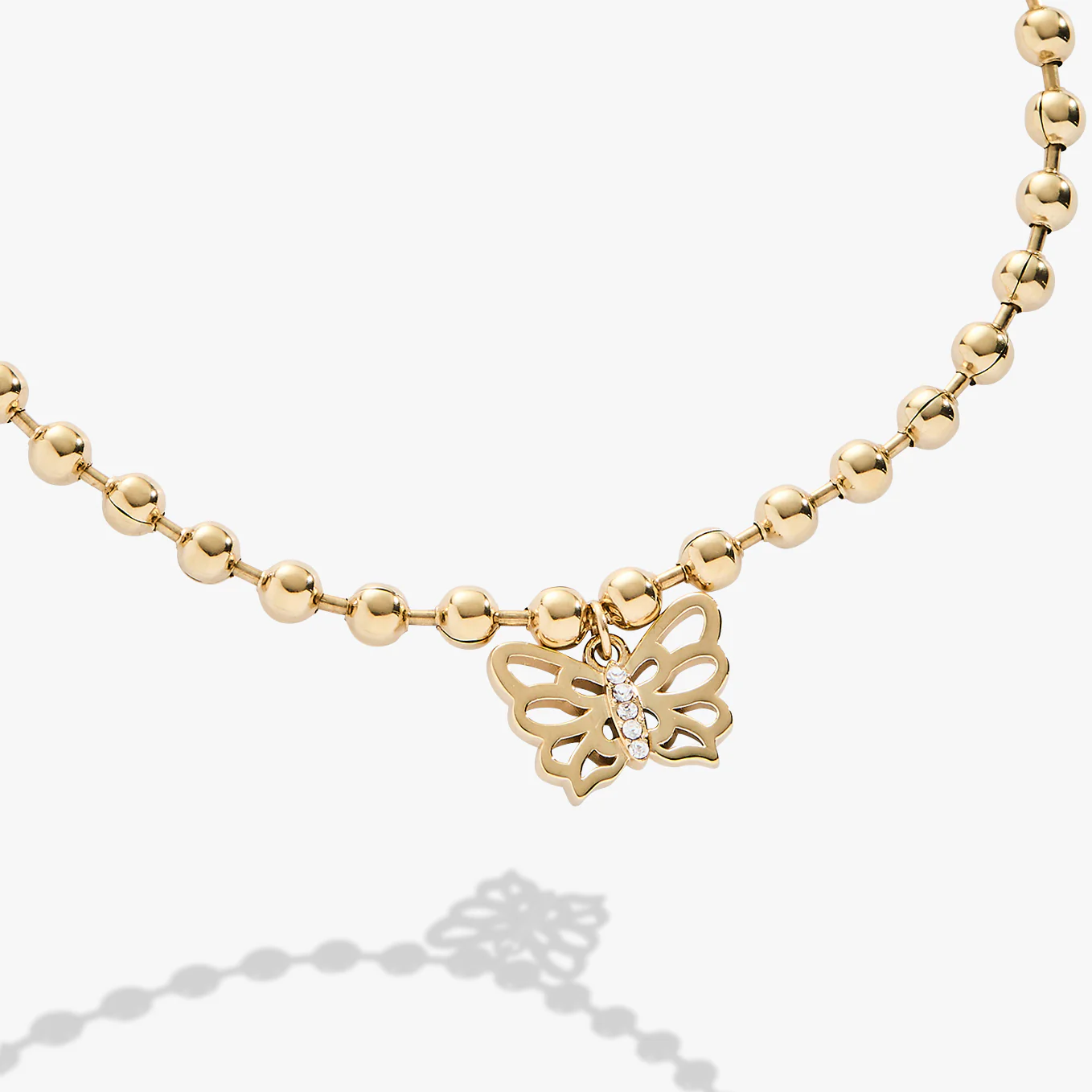 Butterfly Ball Chain Bracelet - Image 2
