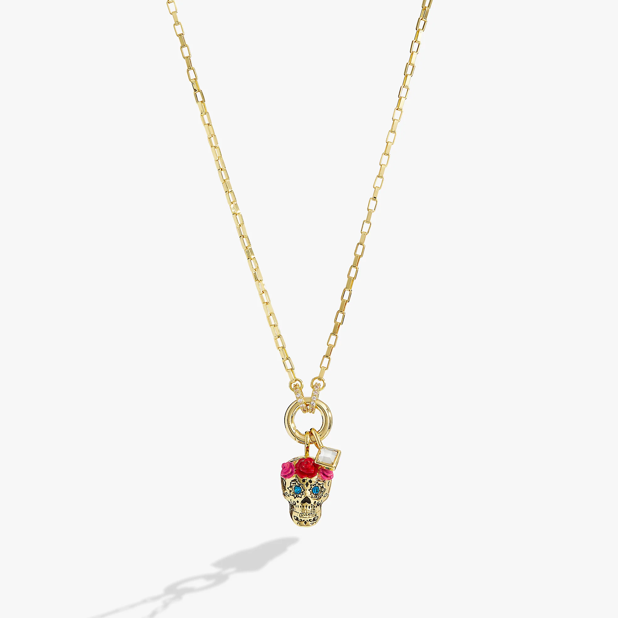 Calavera Sugar Skull Necklace - Image 2