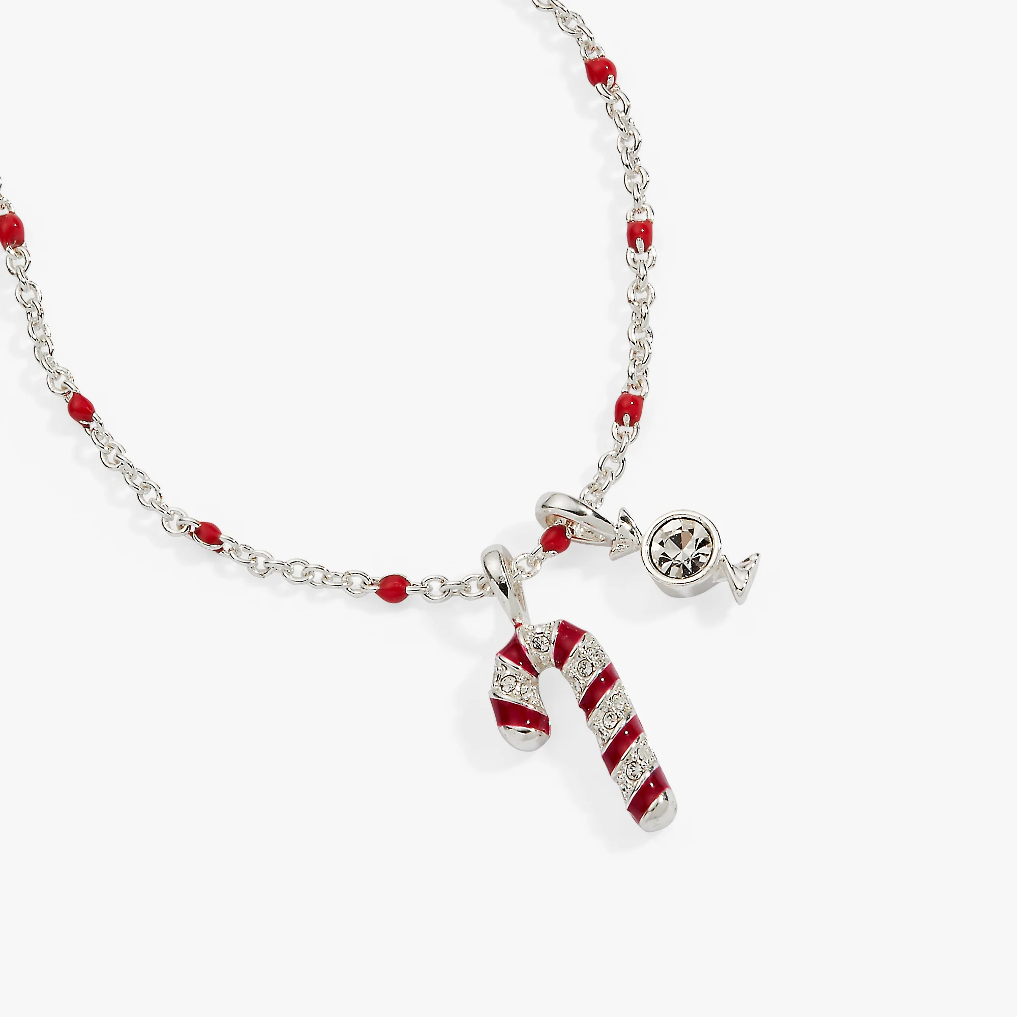 Candy Cane Pendant Necklace - Image 3