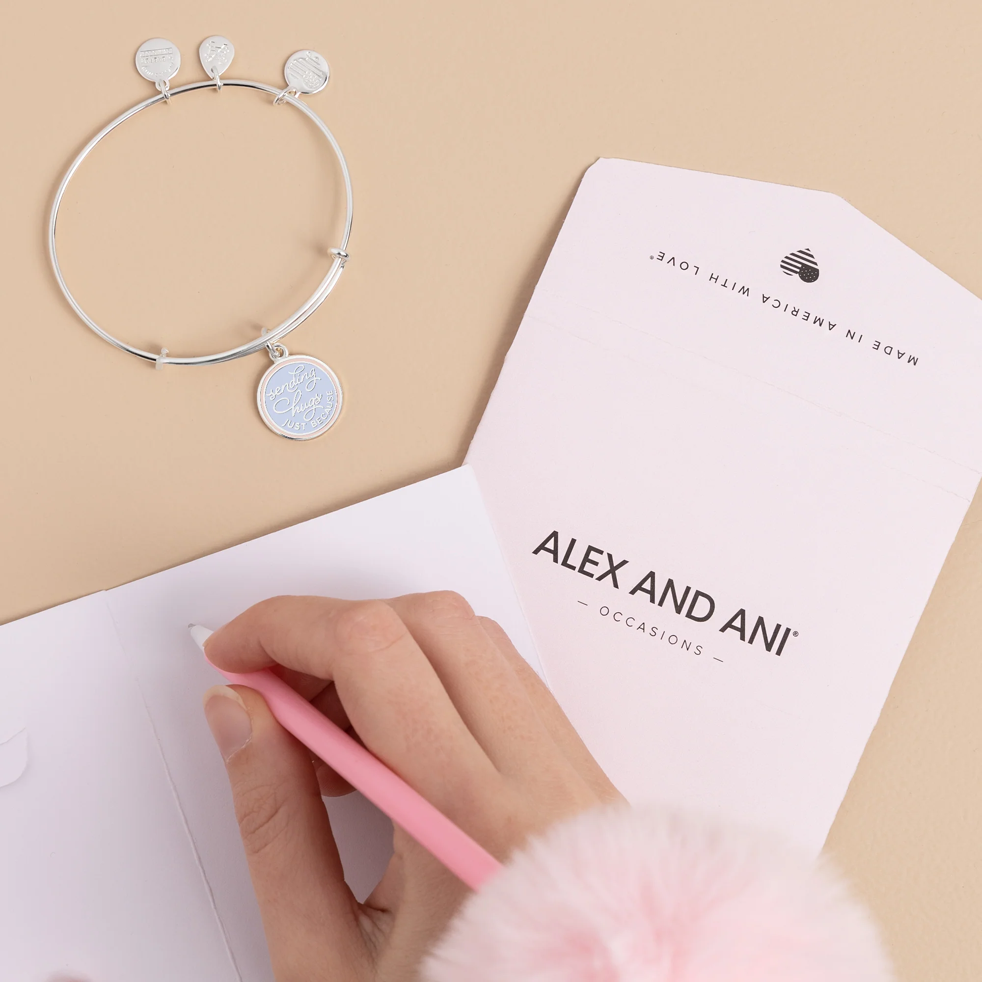 'Sending Hugs Just Because' Charm Bangle - Image 6