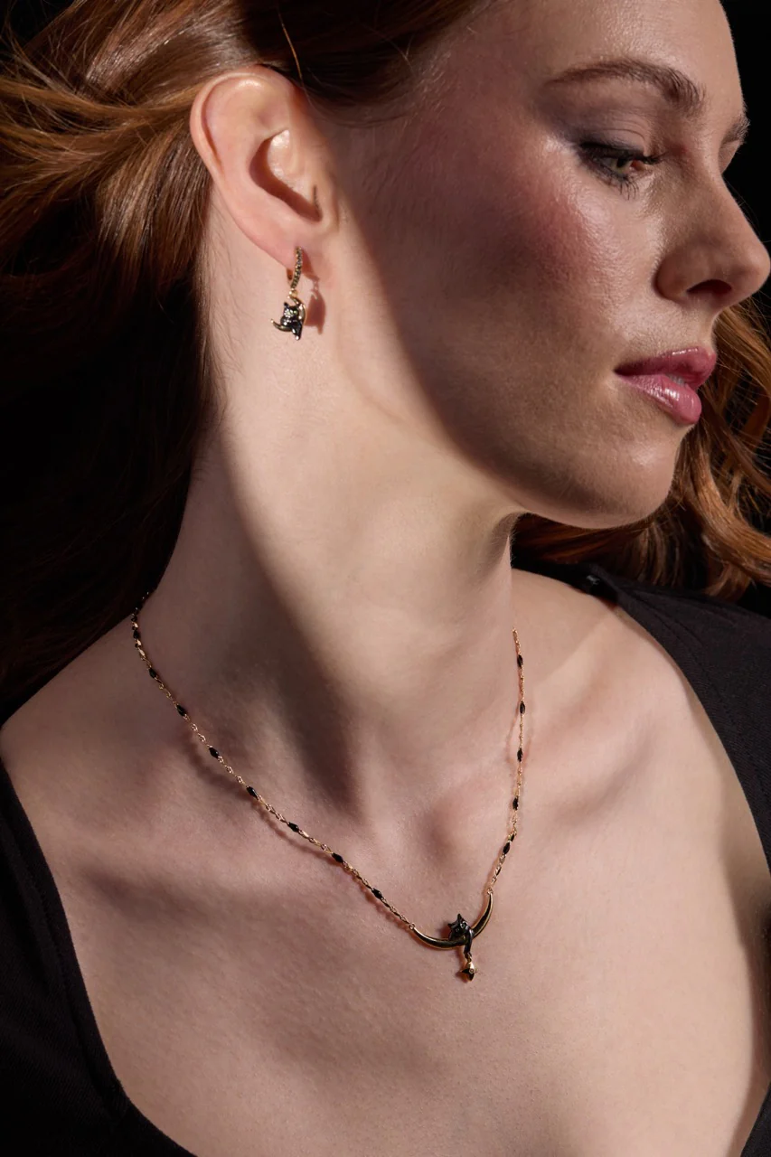 Celestial Cat Inline Necklace - Image 2