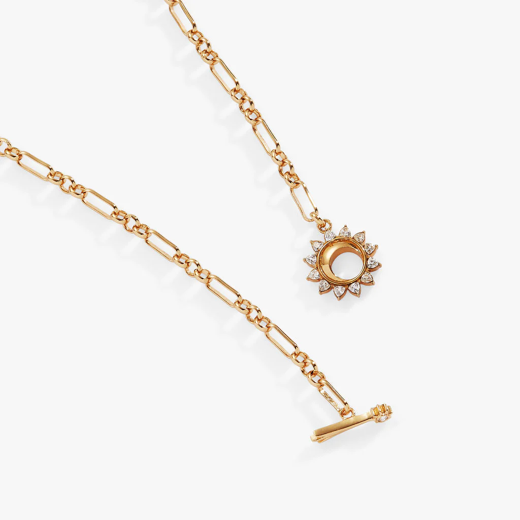 Celestial Moon & Shooting Star Toggle Necklace - Image 3