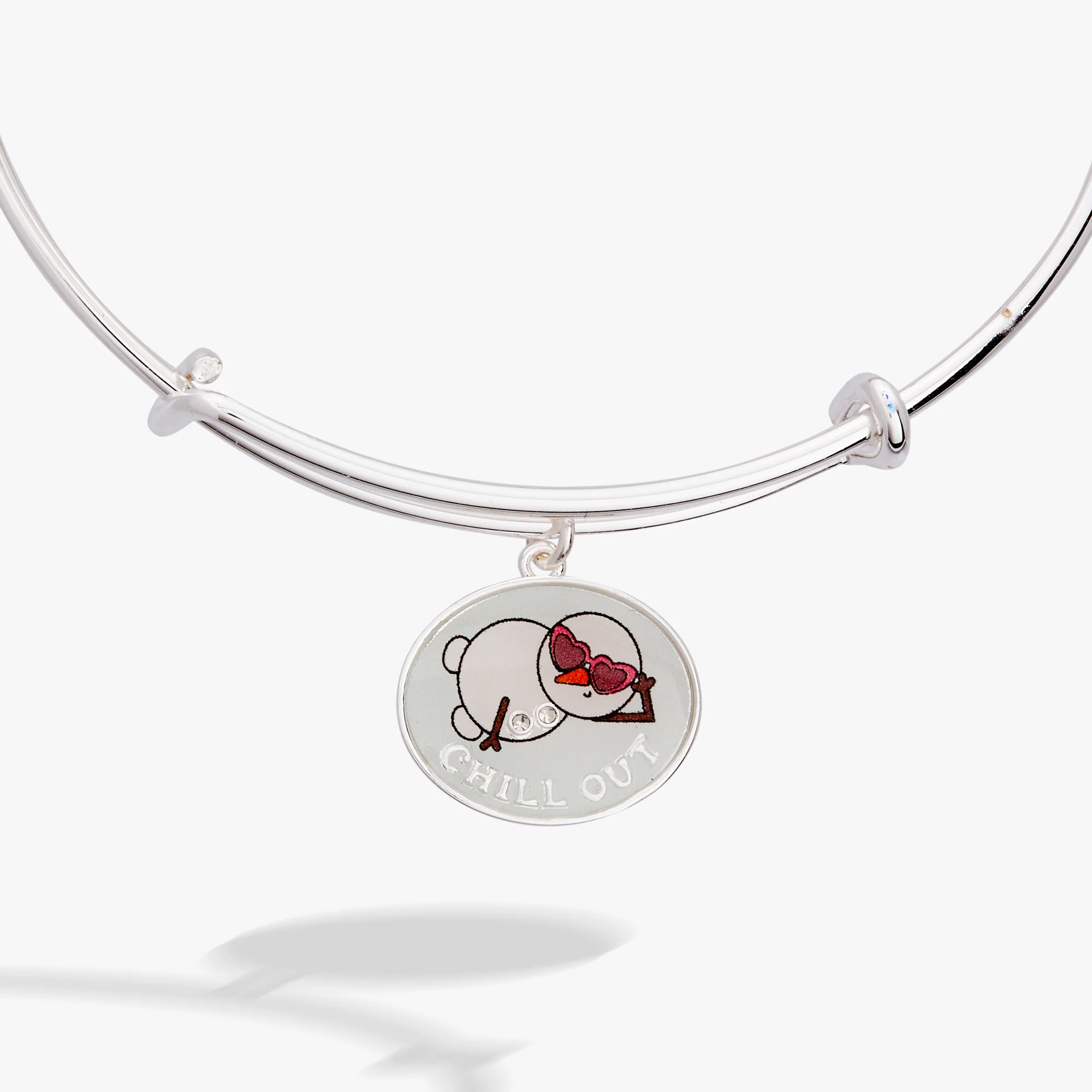 Snowman āChill Outā Charm Bangle - Image 2