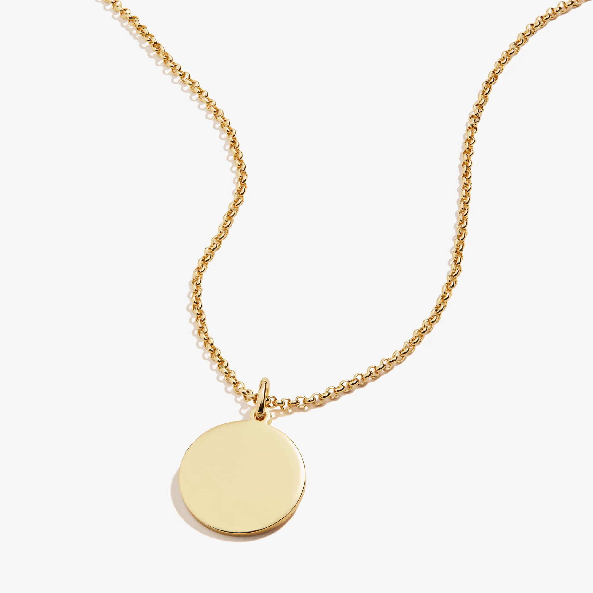 Circle Charm Necklace, 21'' - Image 7