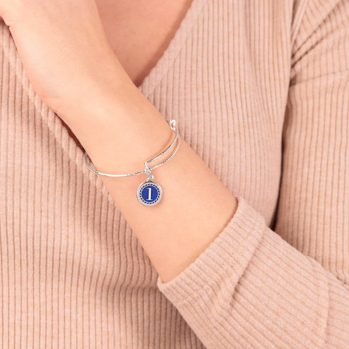 Number 5 Charm Bangle | Free, Variety, and Adventure - Image 3