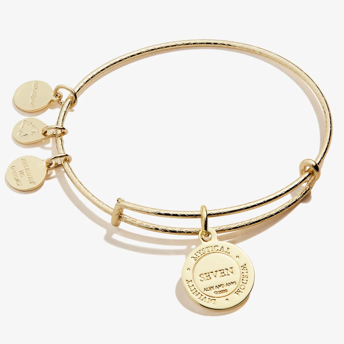 Number 7 Charm Bangle | Mystical, Wisdom, and Divinity - Image 5