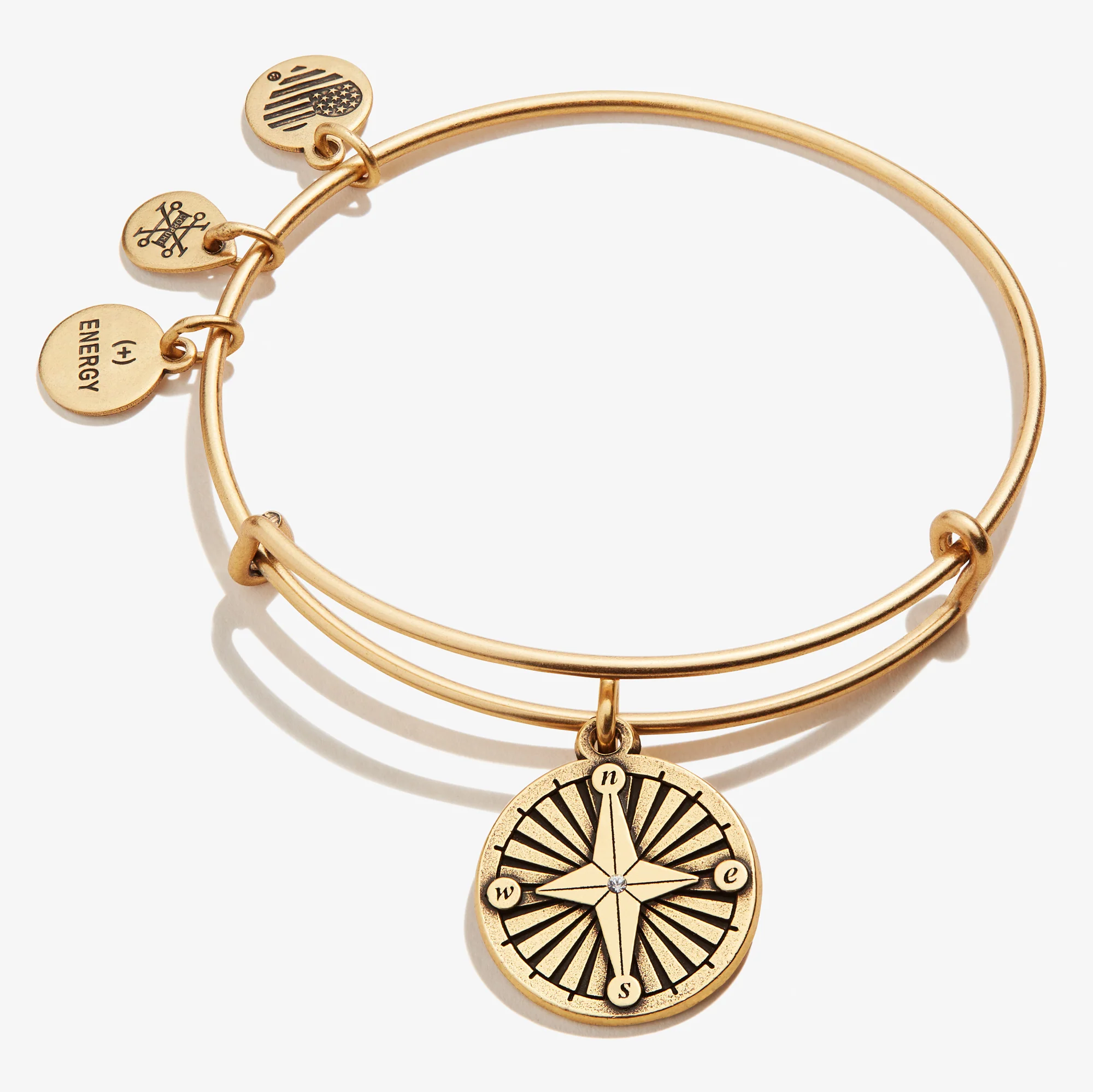 Compass Charm Bangle - Image 4