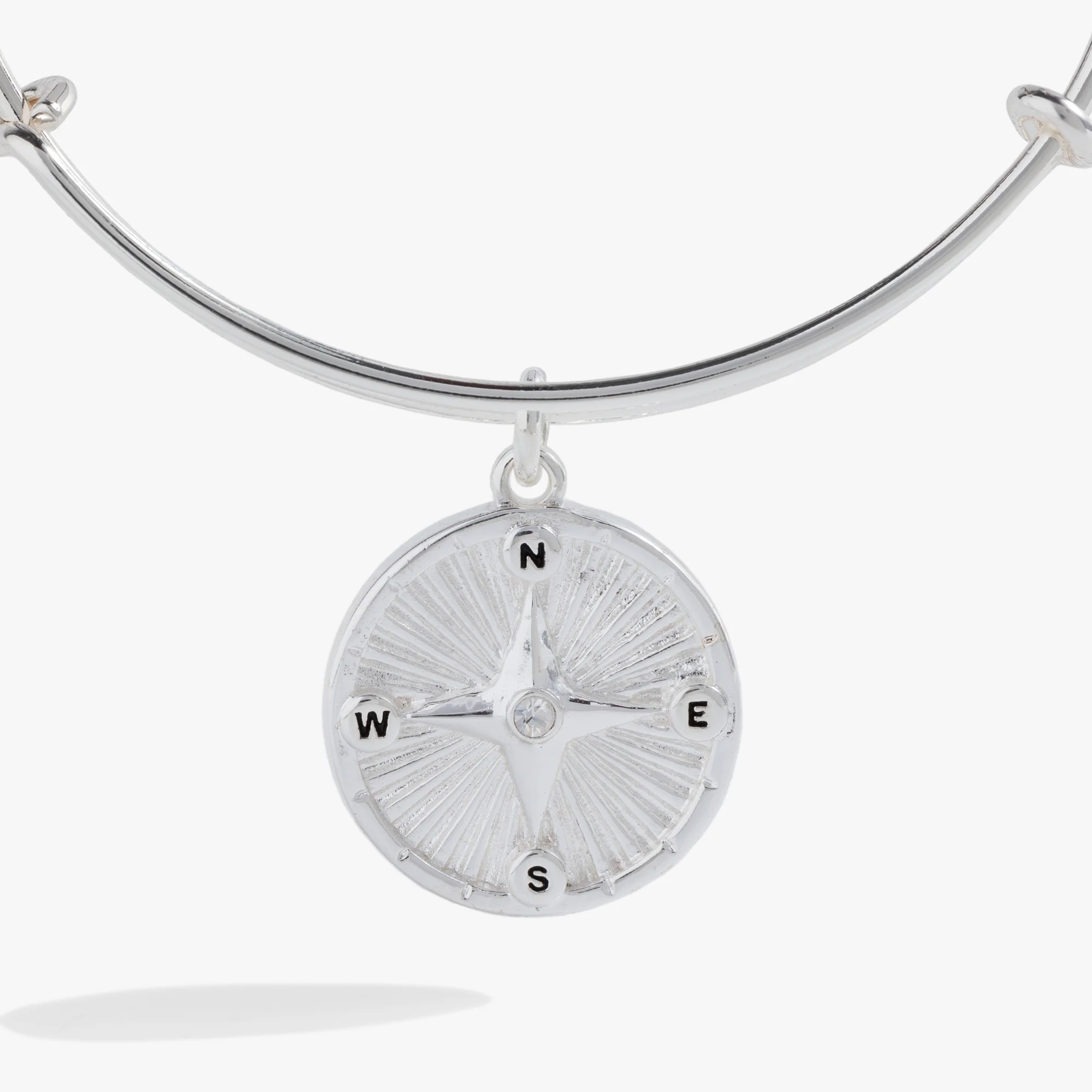 Compass Charm Bangle - Image 4