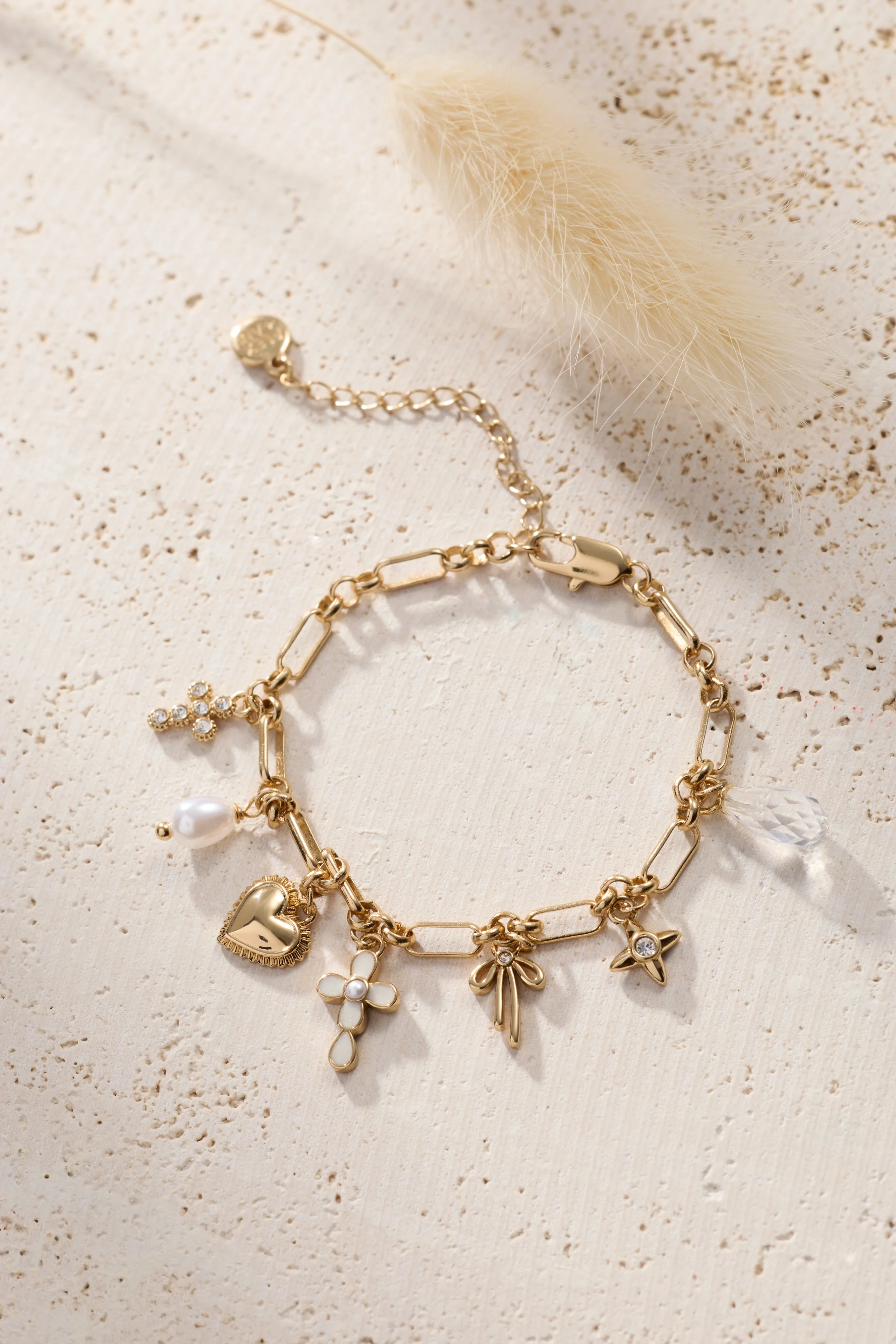 Coquette Christian Charm Bracelet - Image 4