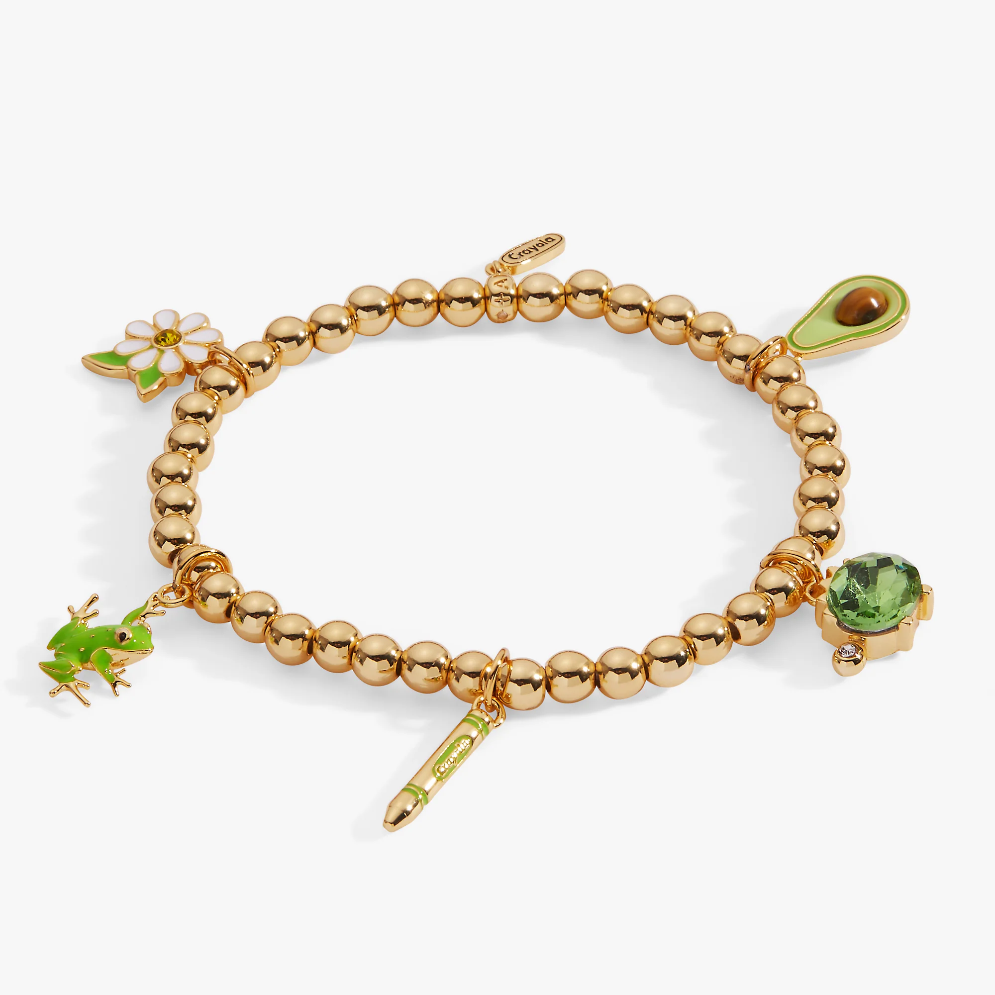 Crayola Forest Green Charm Stretch Bracelet - Image 3
