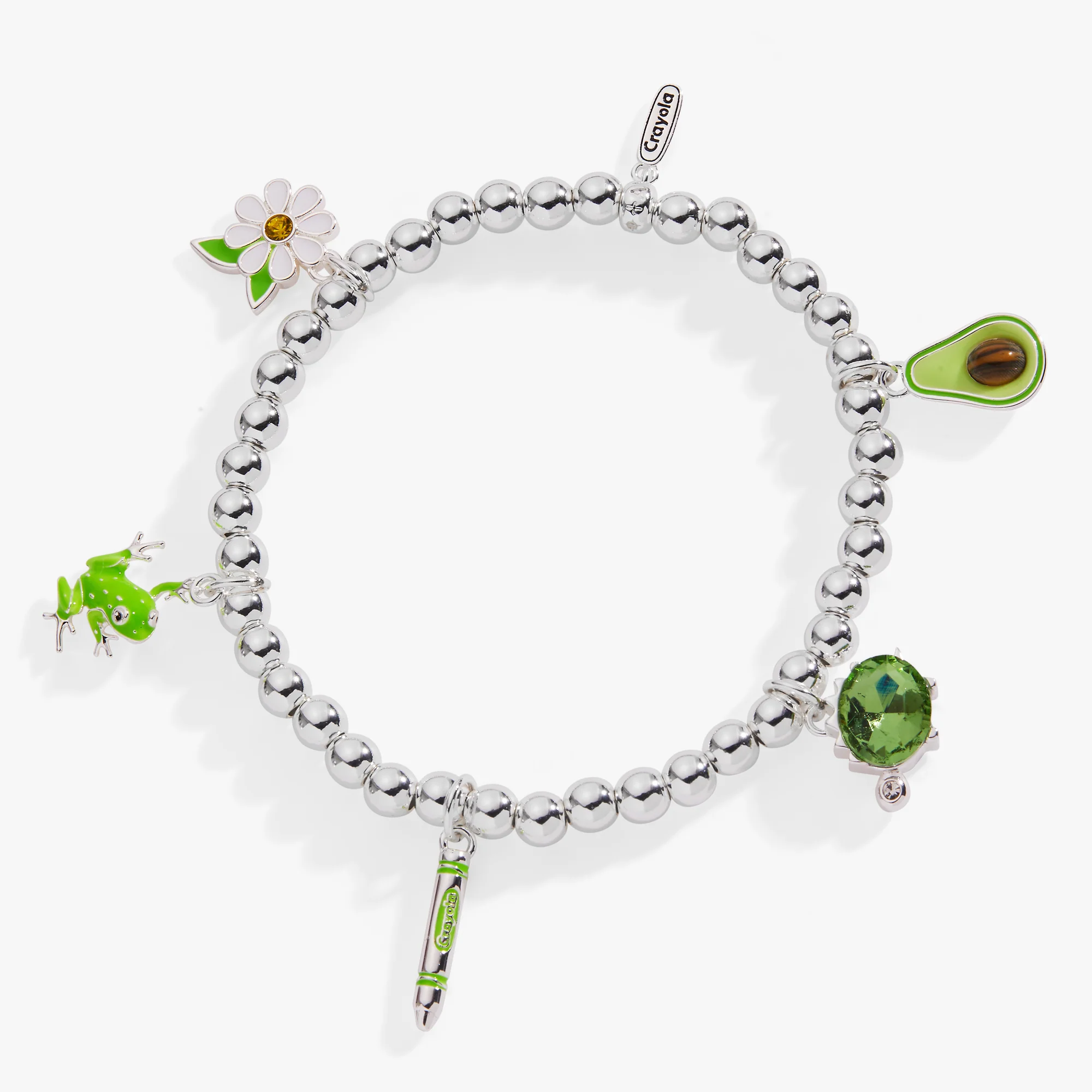 Crayola Forest Green Charm Stretch Bracelet - Image 5