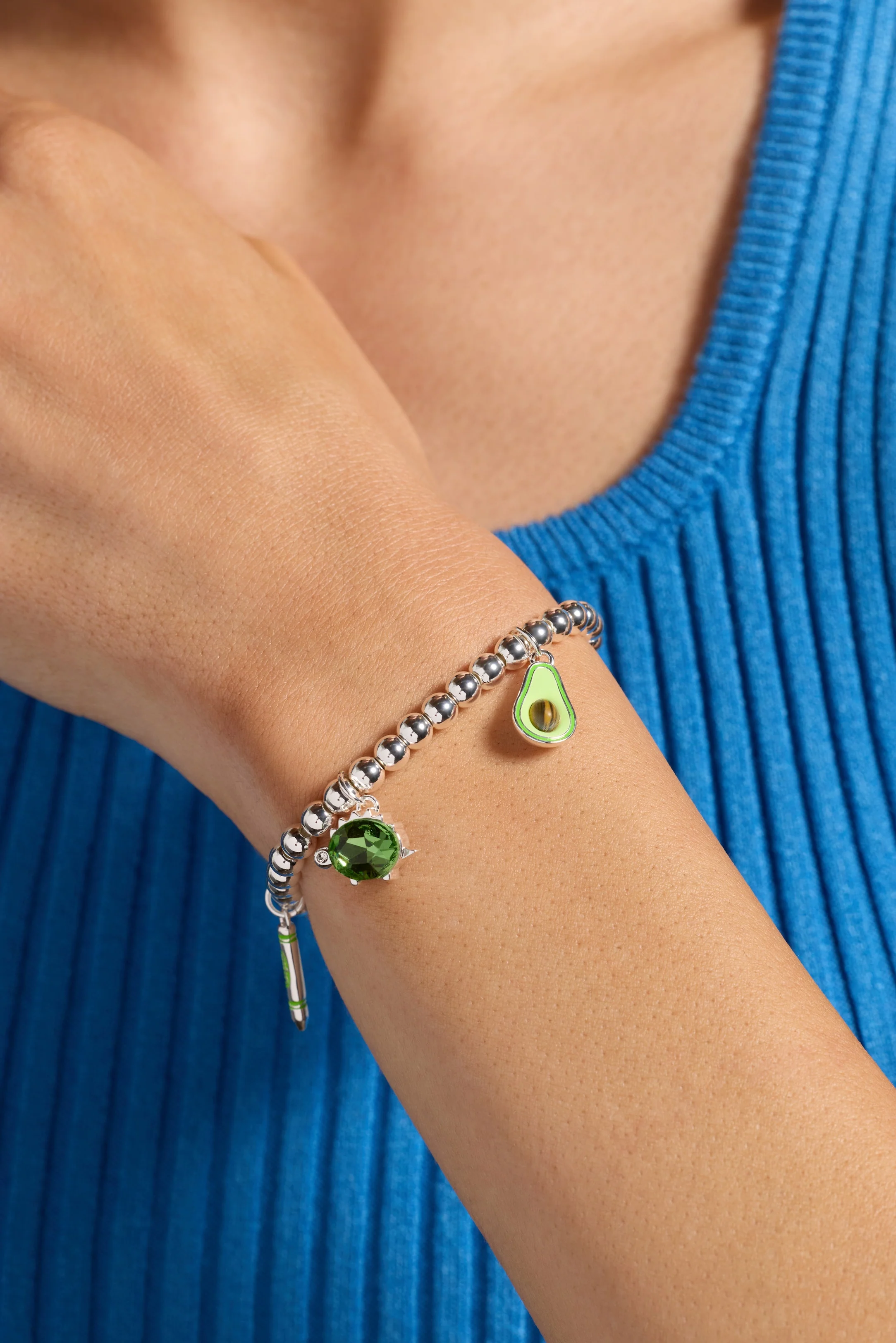 Crayola Forest Green Charm Stretch Bracelet - Image 6