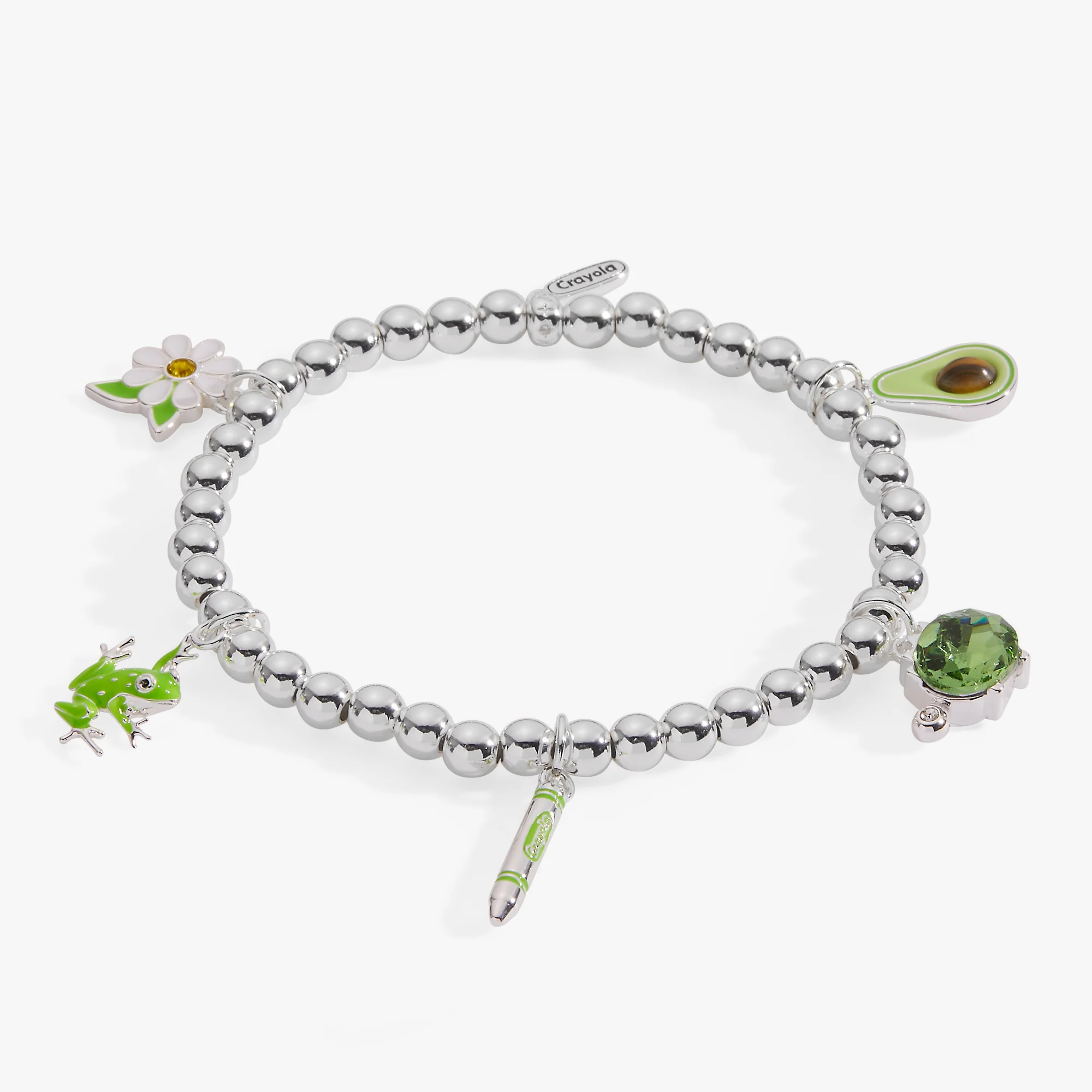 Crayola Forest Green Charm Stretch Bracelet - Image 7