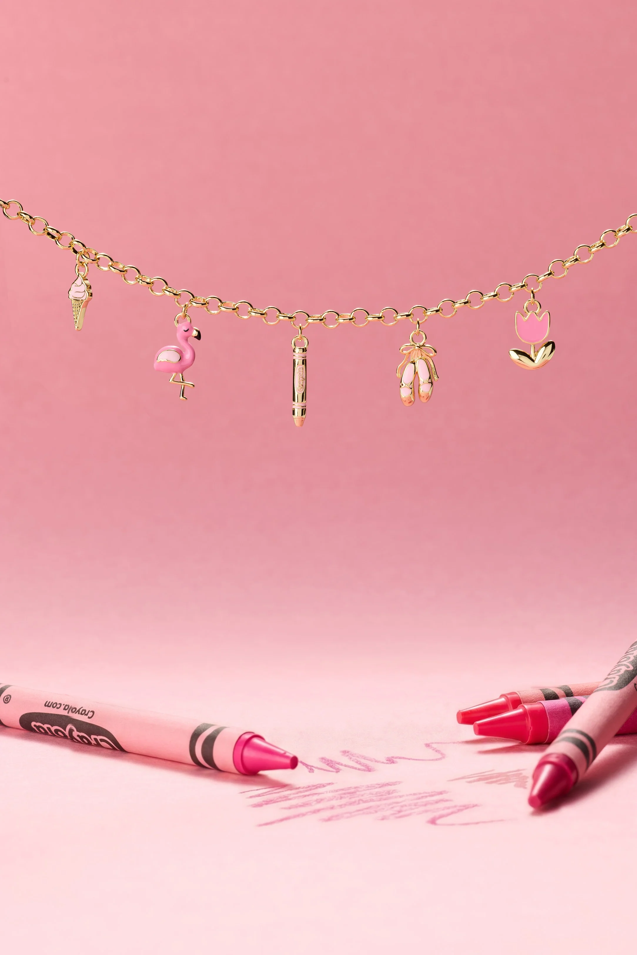 Crayola Tickle Me Pink Charm Bracelet - Image 4