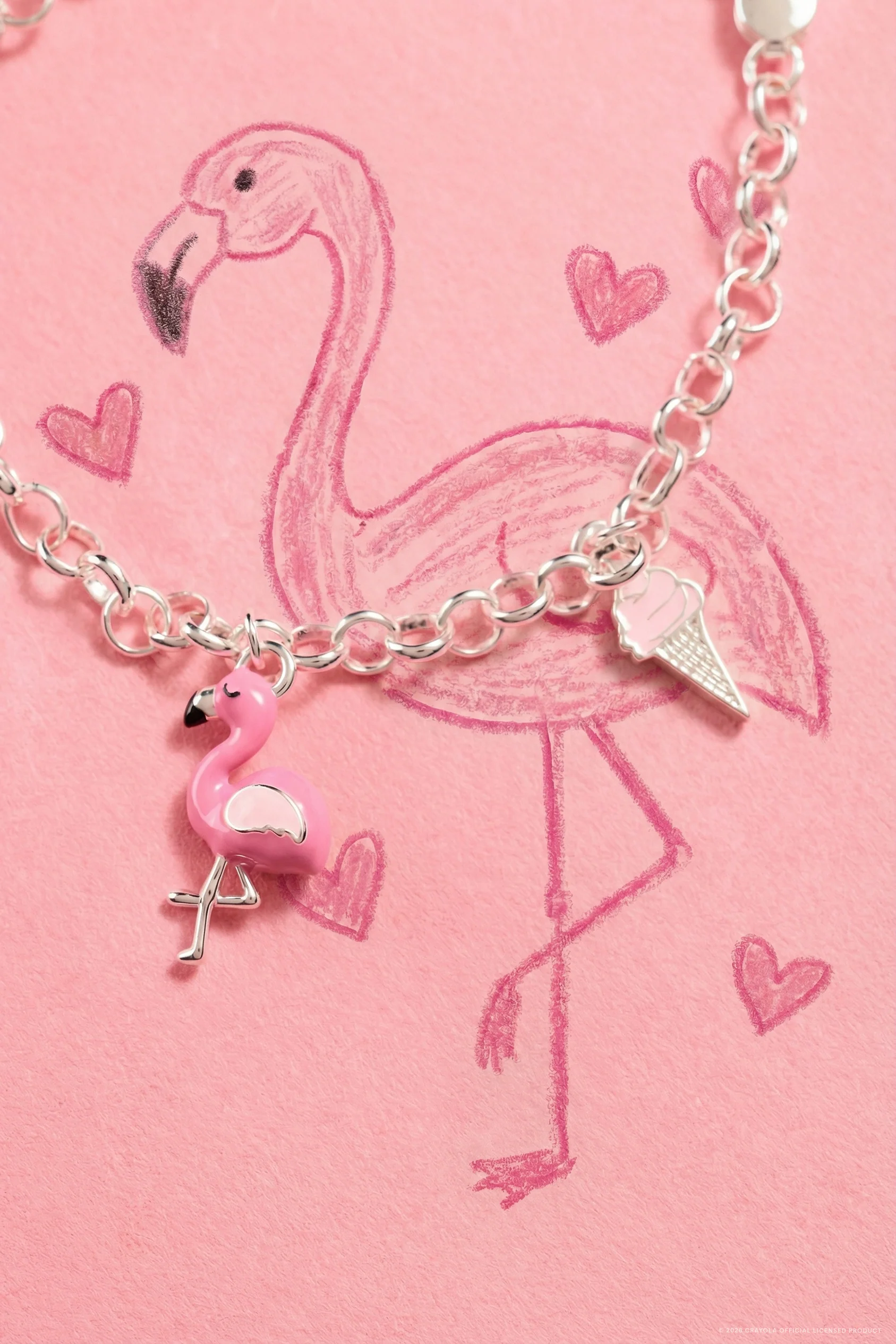 Crayola Tickle Me Pink Charm Bracelet - Image 9