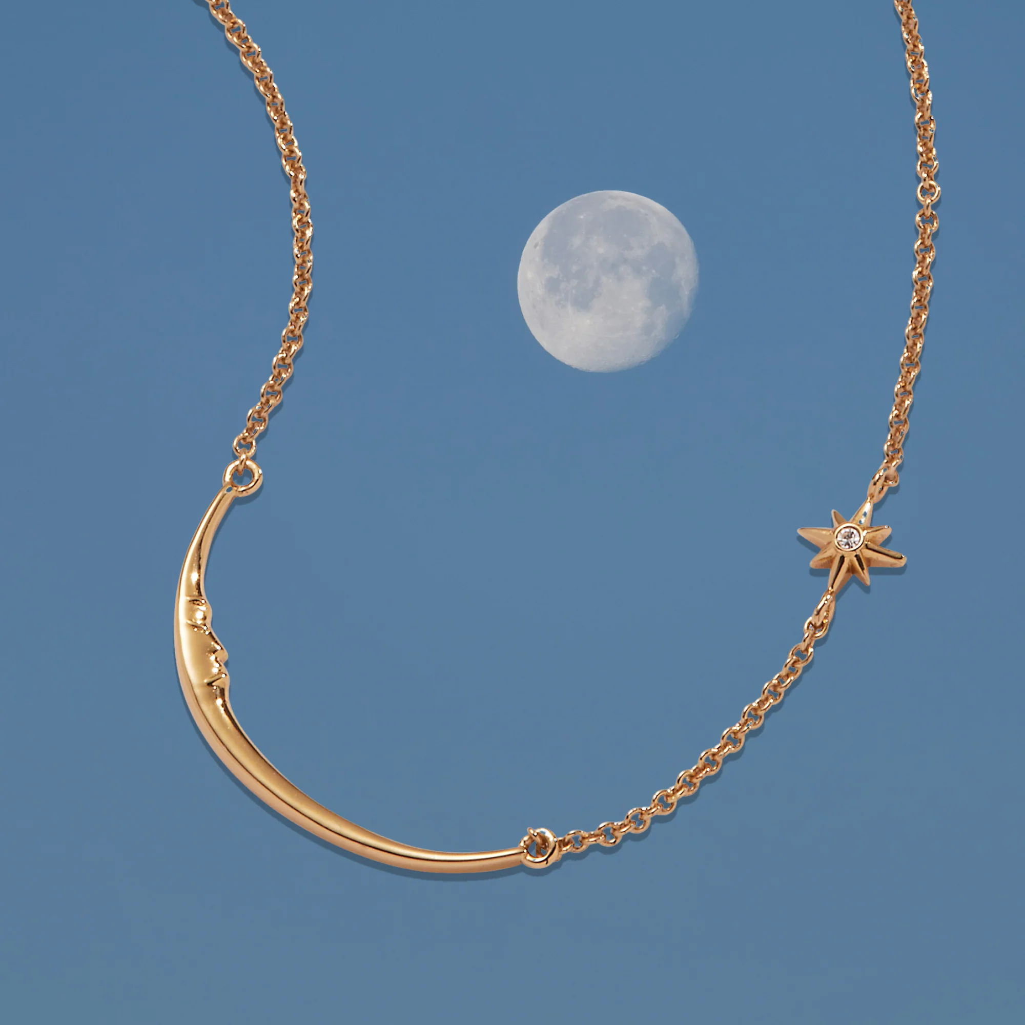 Crescent Moon Necklace - Image 4